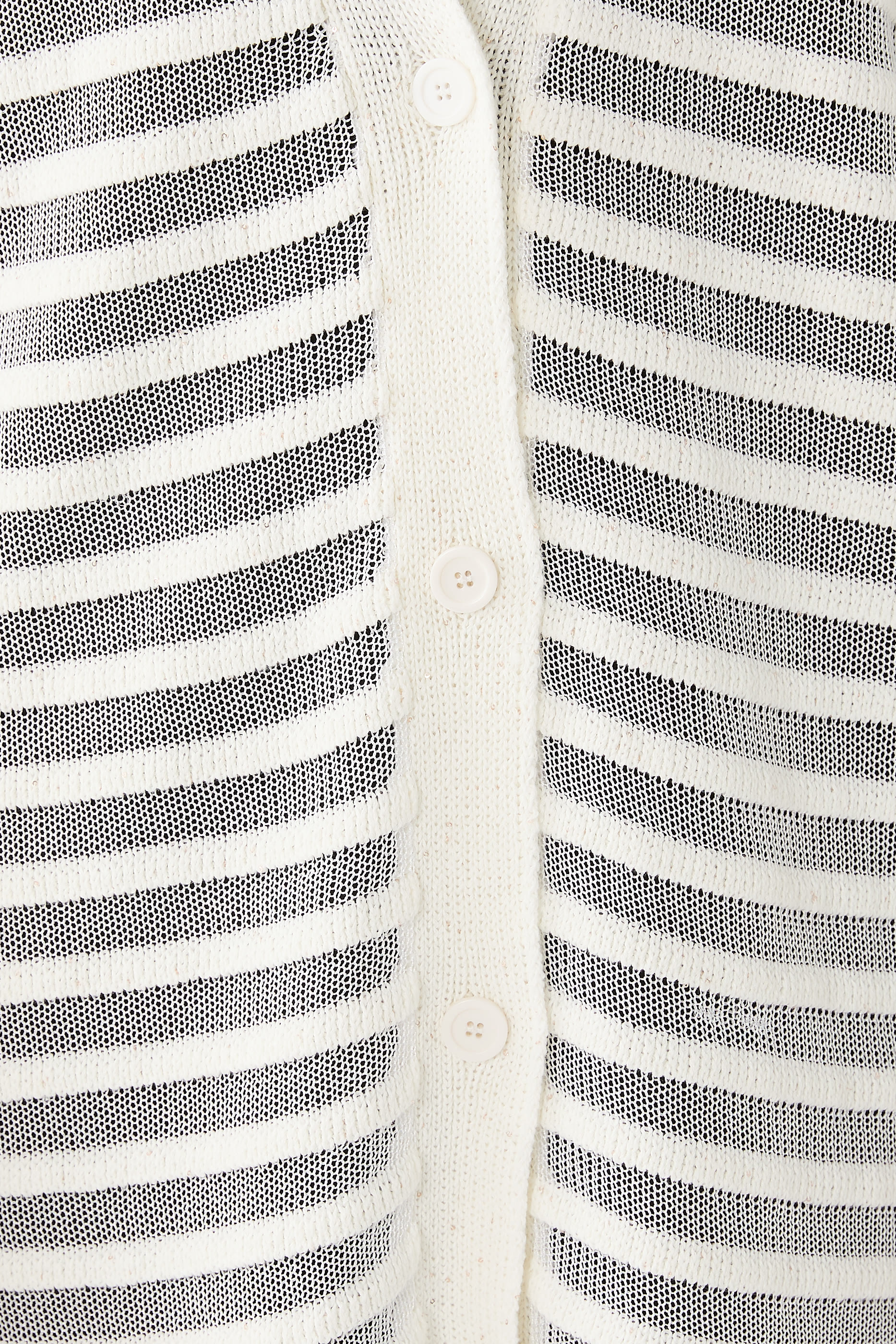 Cotton and Linen Cardigan with Sequins