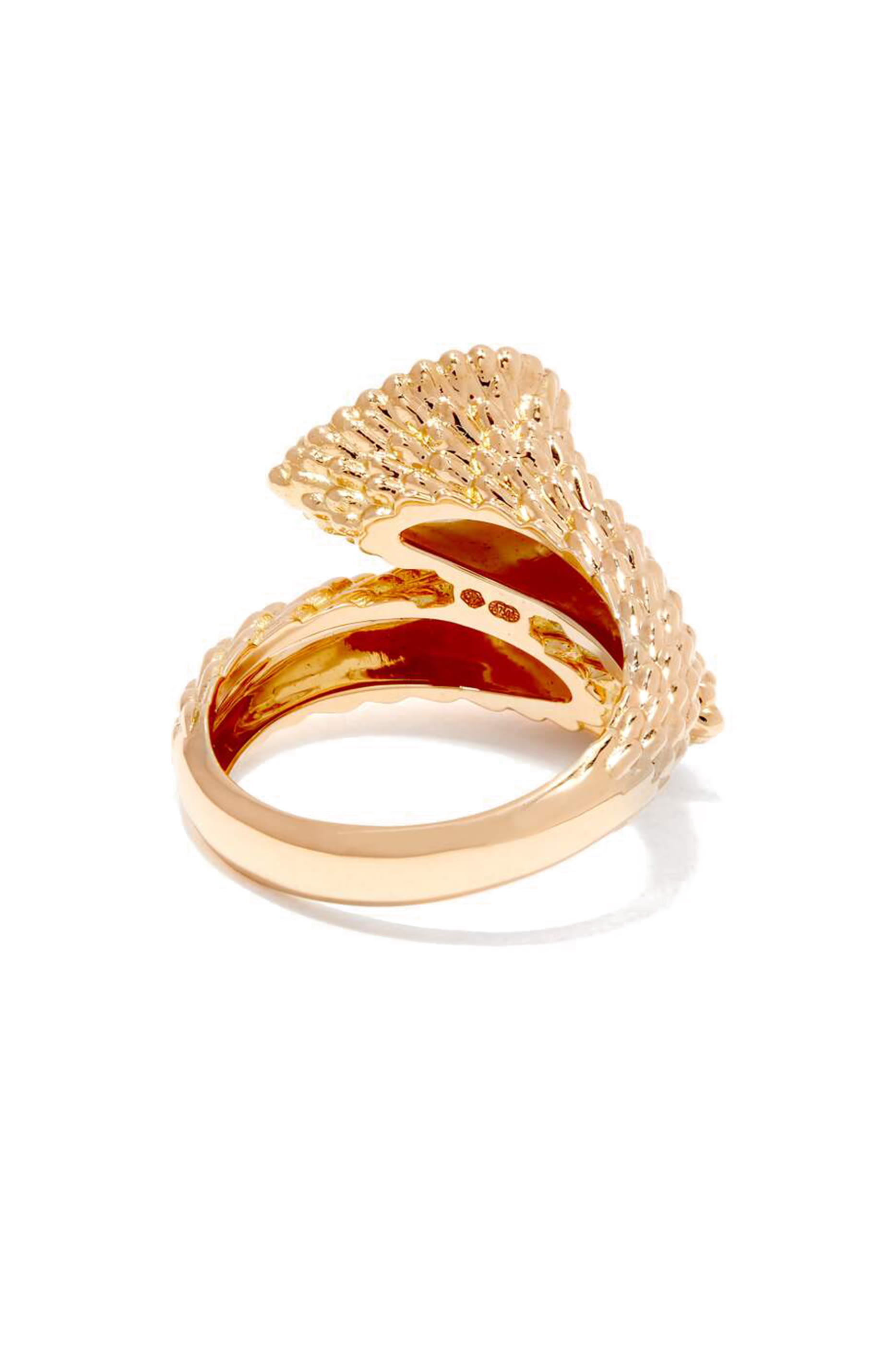 Toi Et Moi Serpent Boh&egrave;me Mother of Pearl Ring