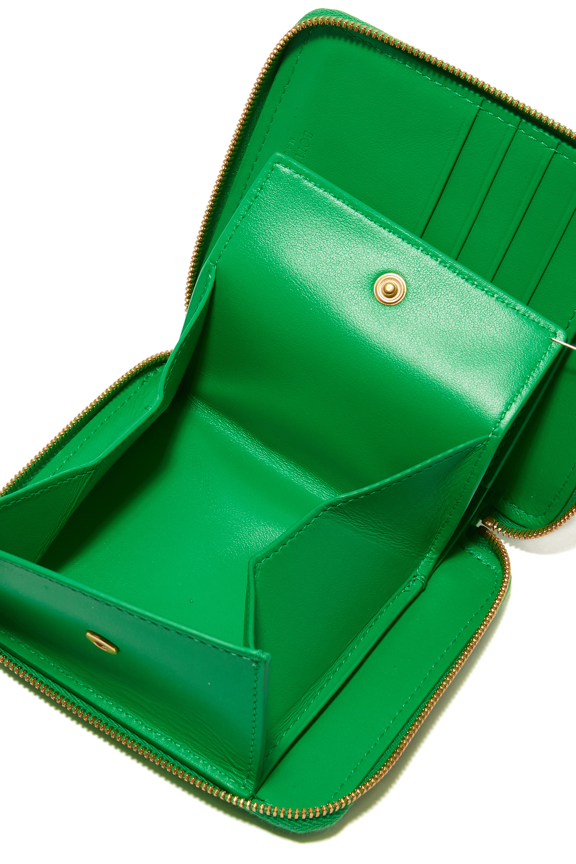 Zip Around Intrecciato Wallet