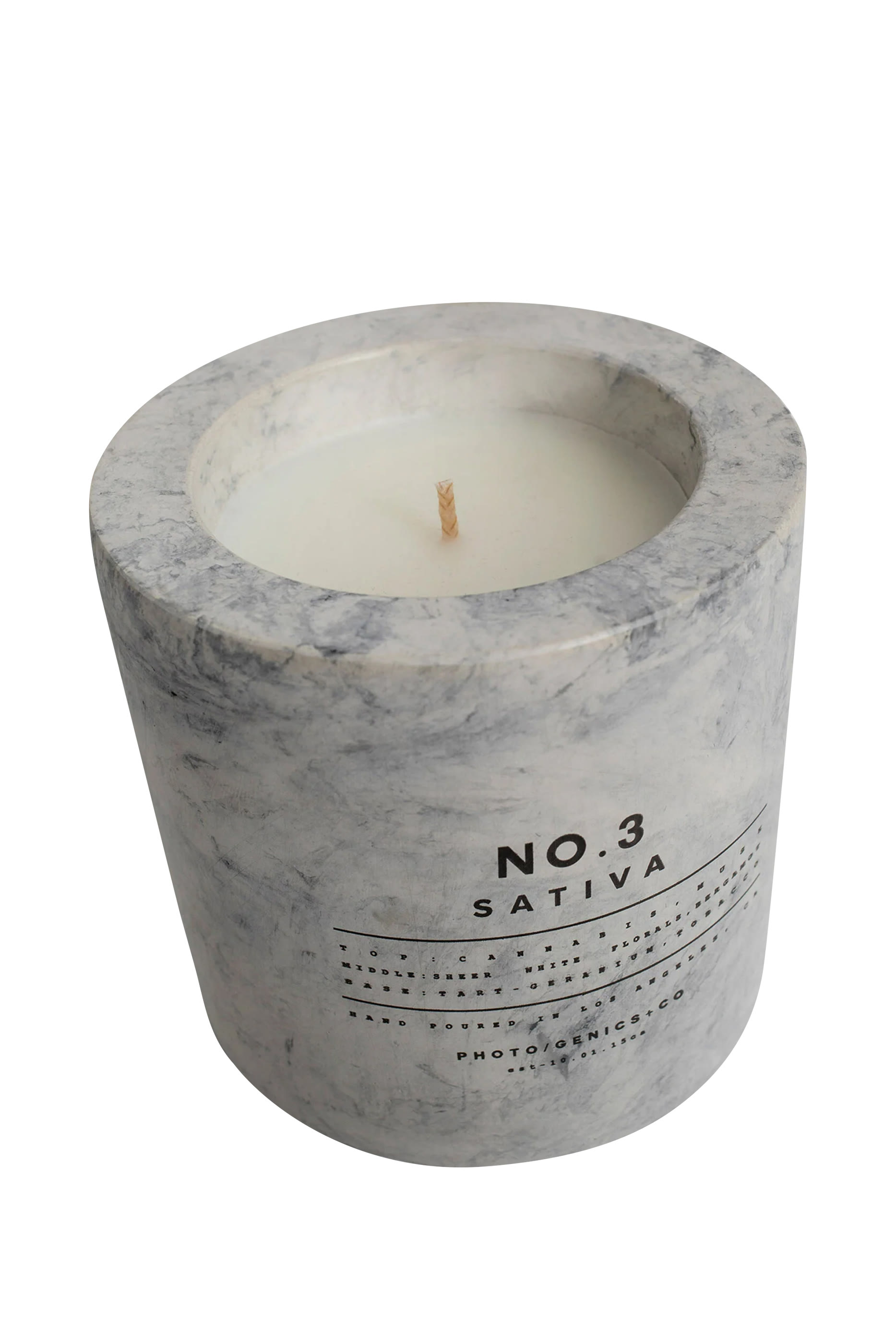 3 Concrete Candle (Sativa)