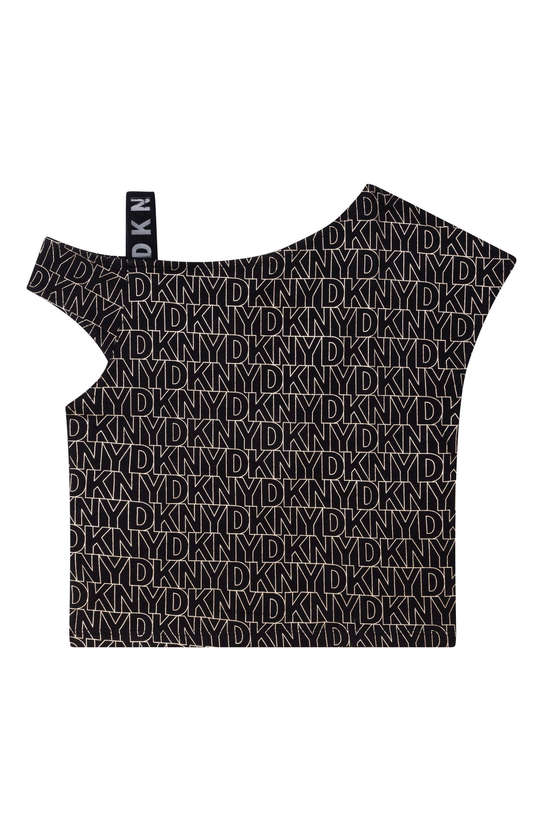 Logo Print Asymmetric Top