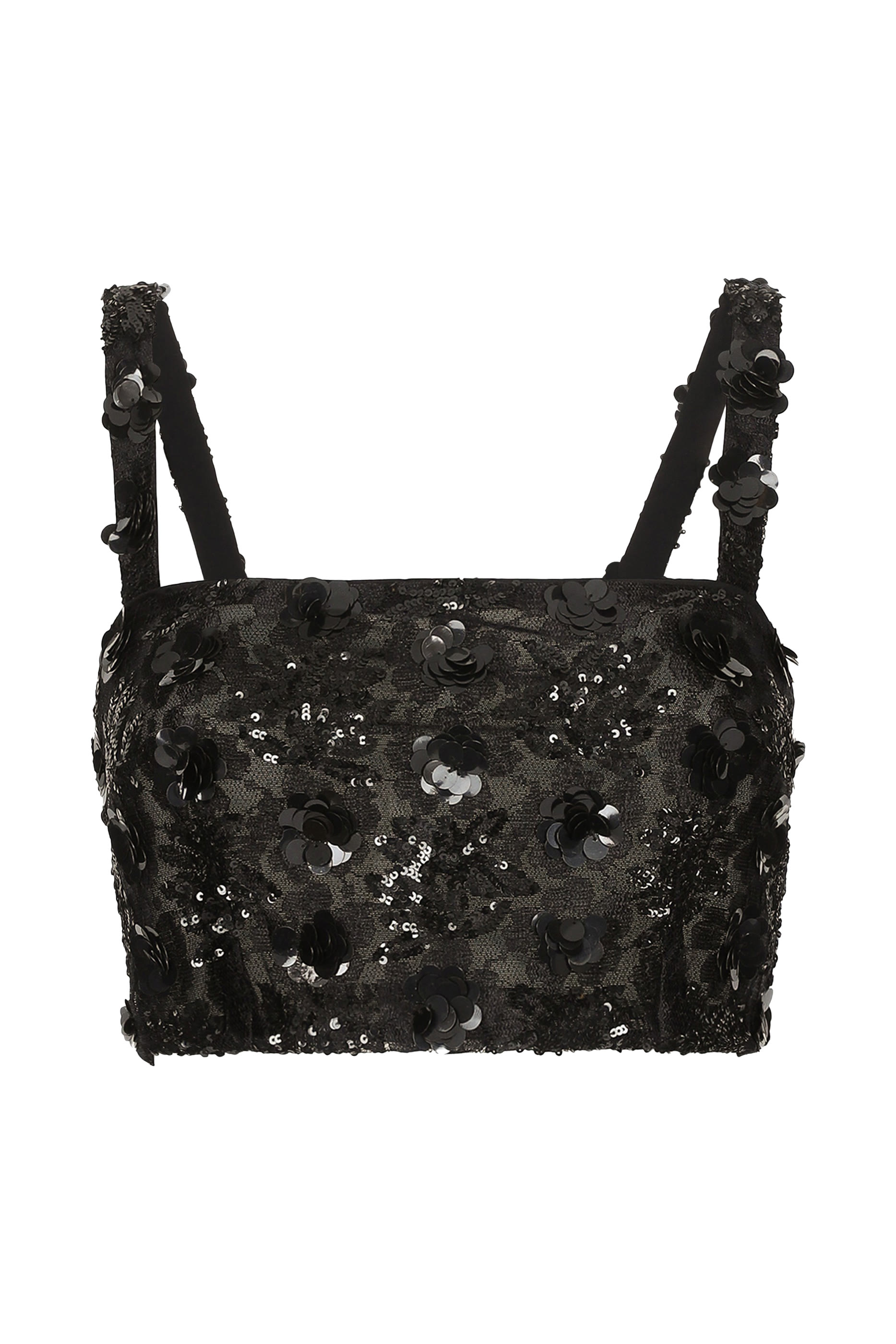 Sequin Embroidery Bralette Top