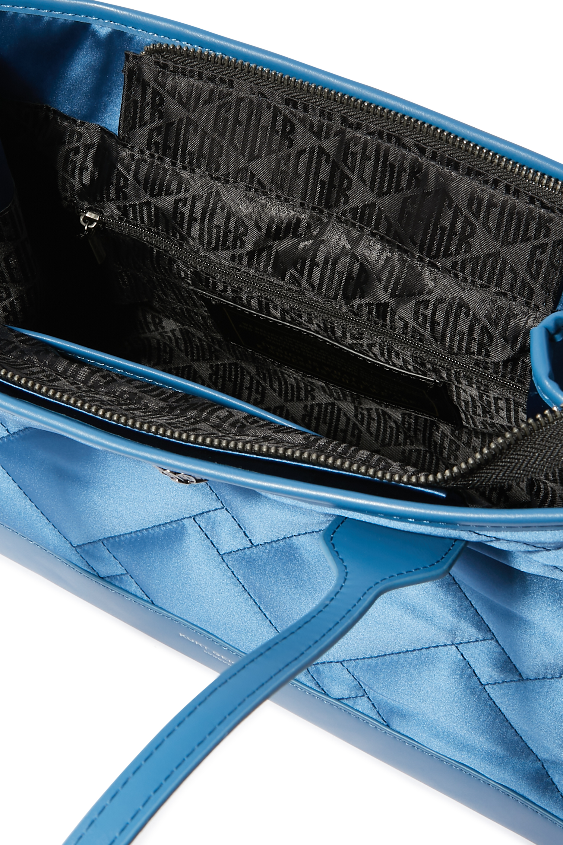 Recycled Nylon Small Square Shopper Tote Bag