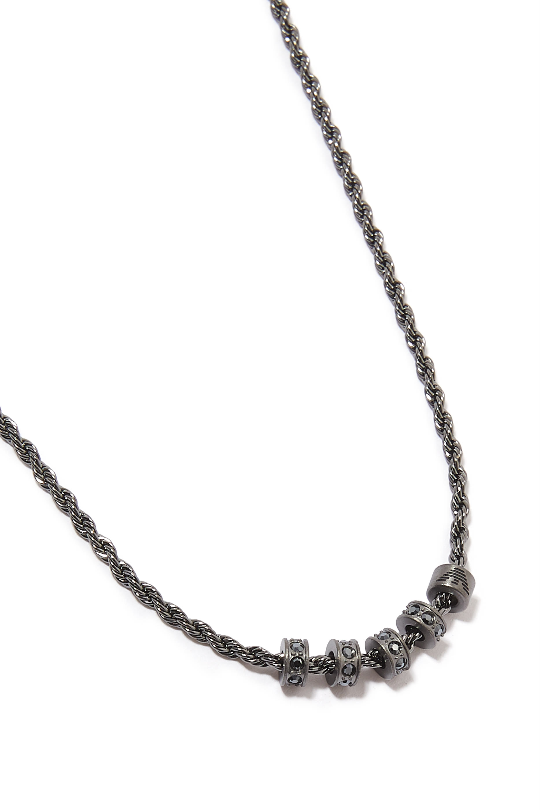 Iconic Trend Gunmetal Necklace