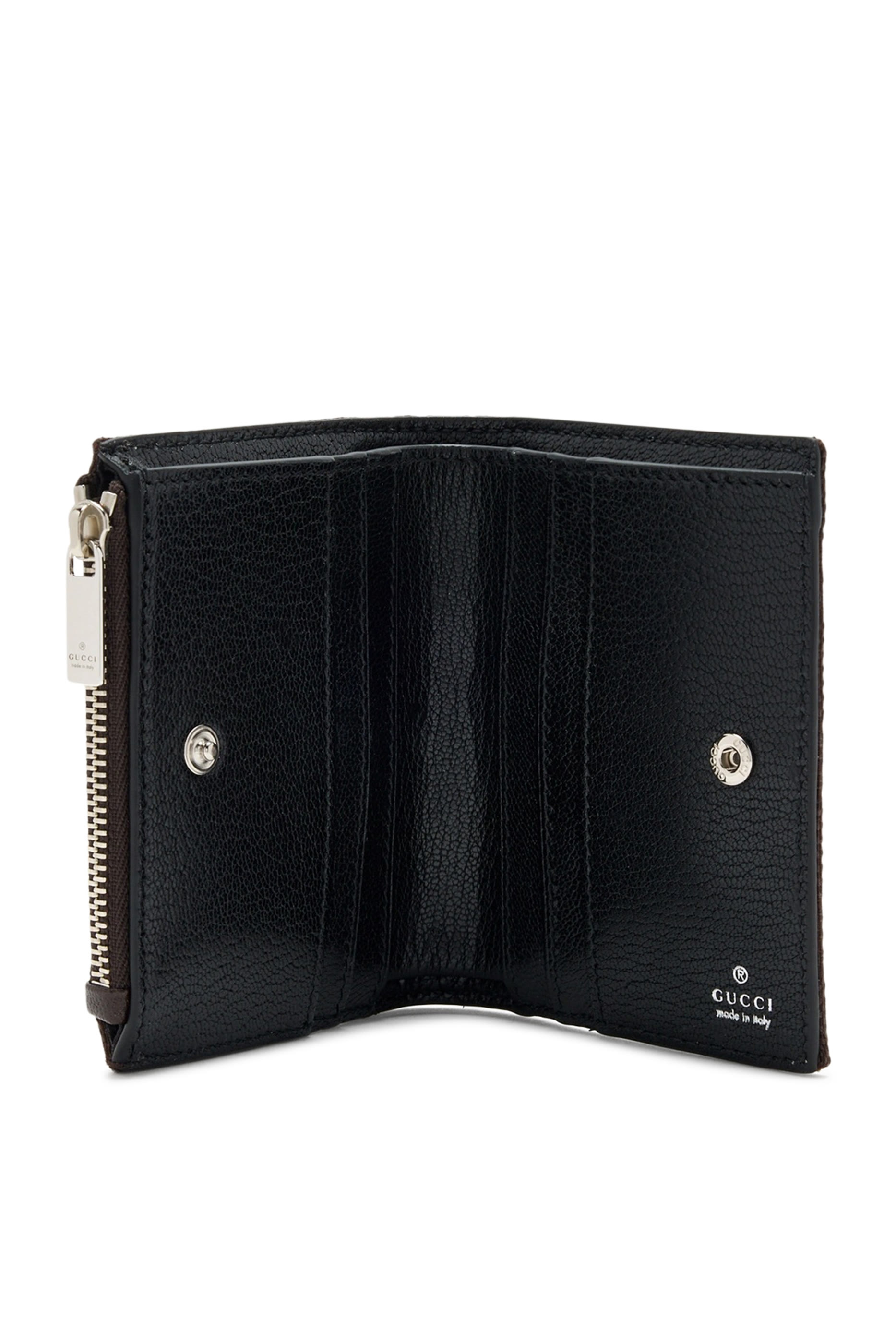 Small Wallet with Logo Plaque