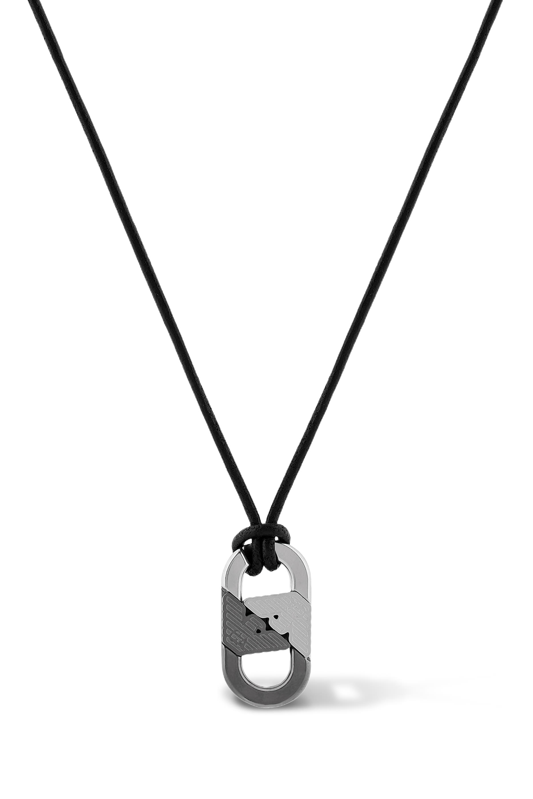 Eagle Logo Necklace, Leather