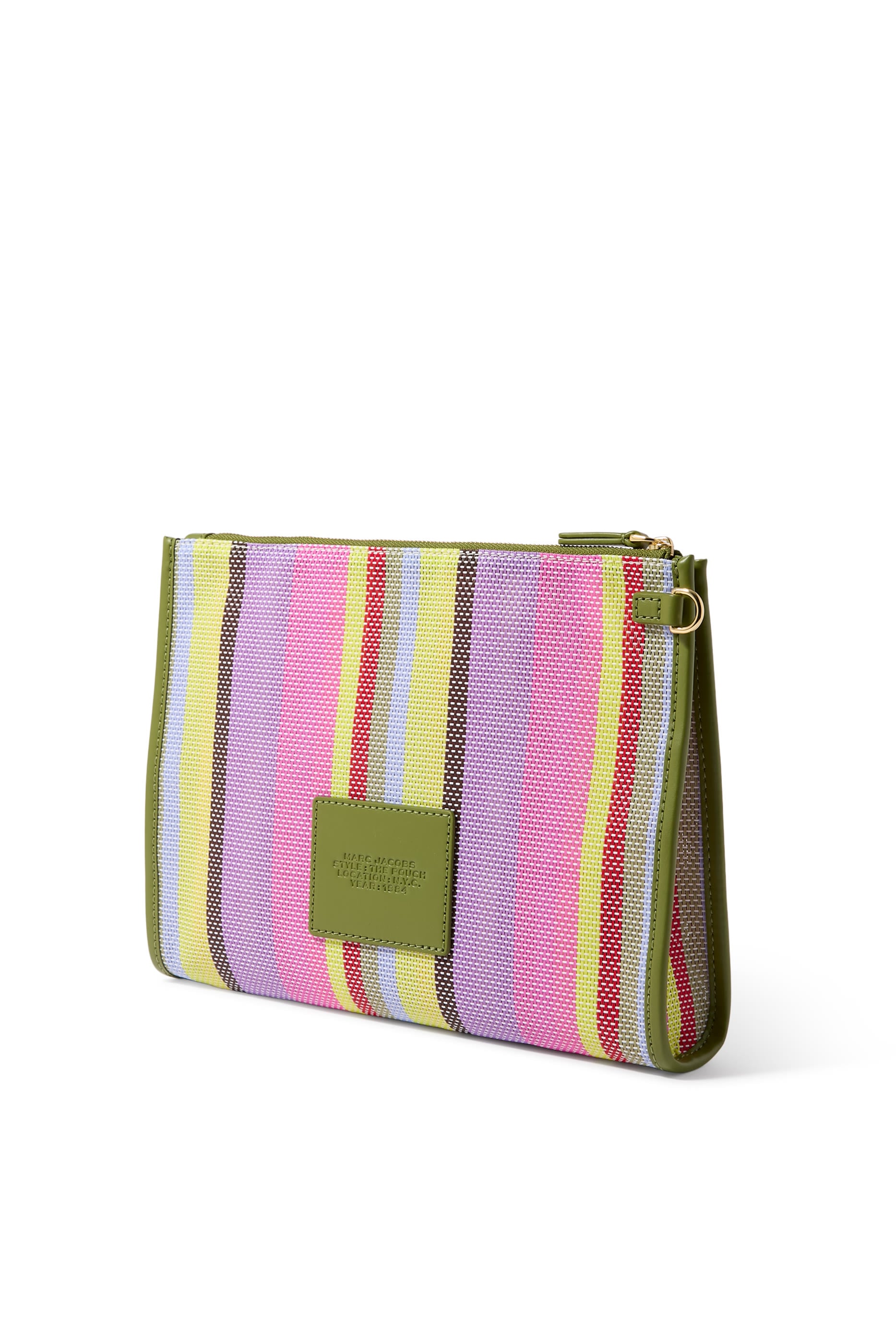 Stripe Mesh Large Pouch