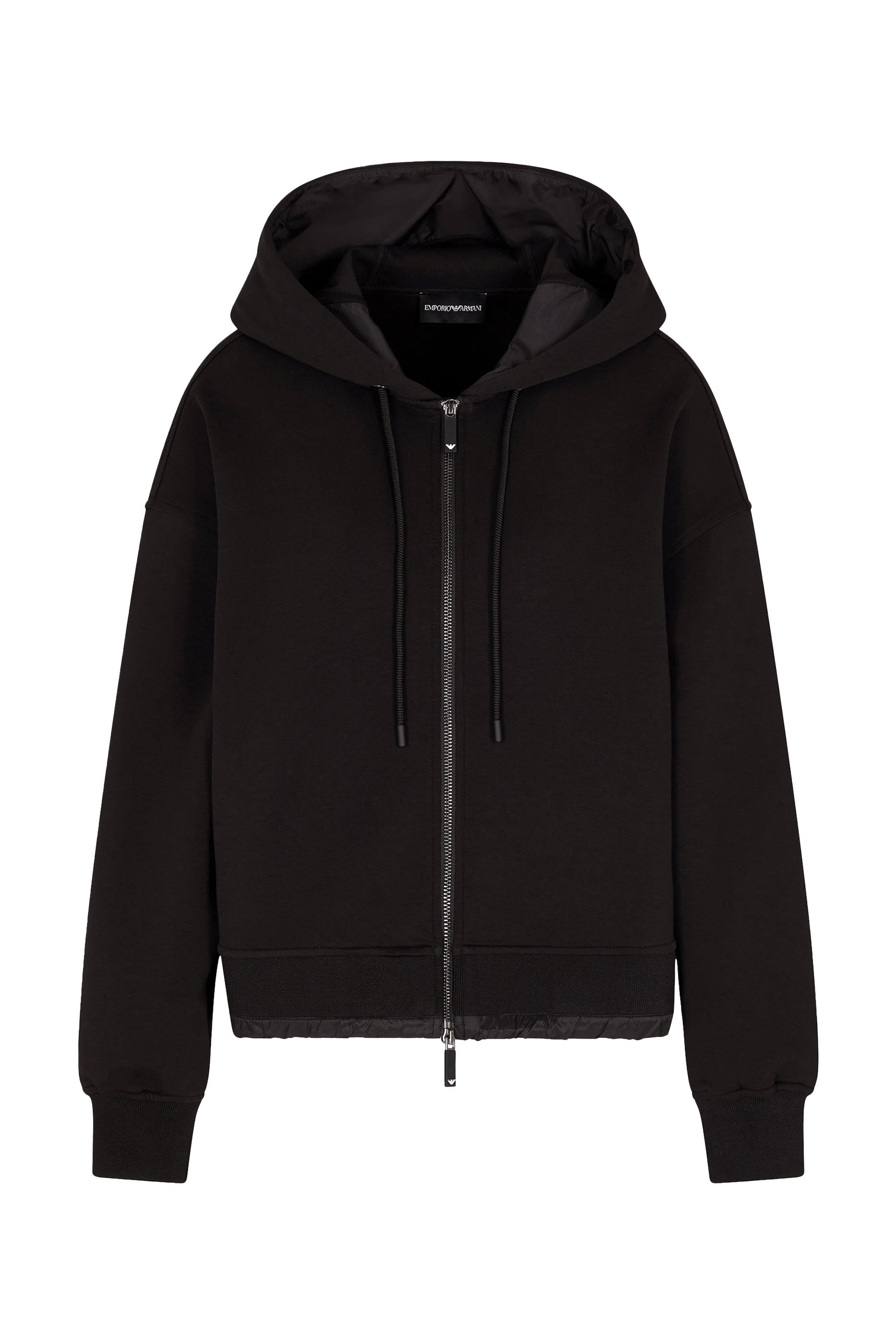 Double Jersey Zip-Up Sweatshirt