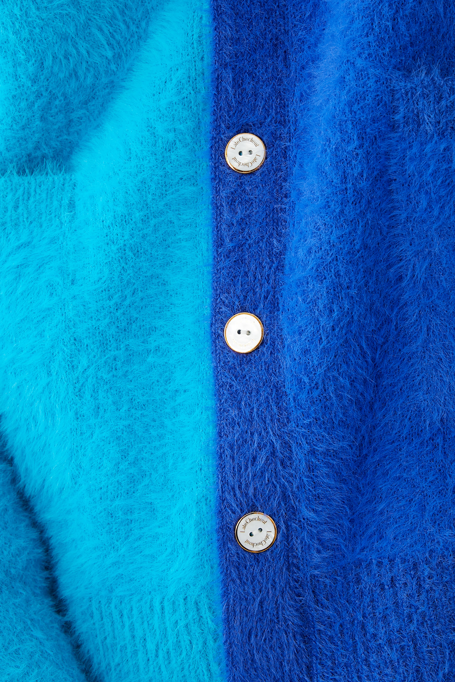 Harlequin Fluffy Cardigan