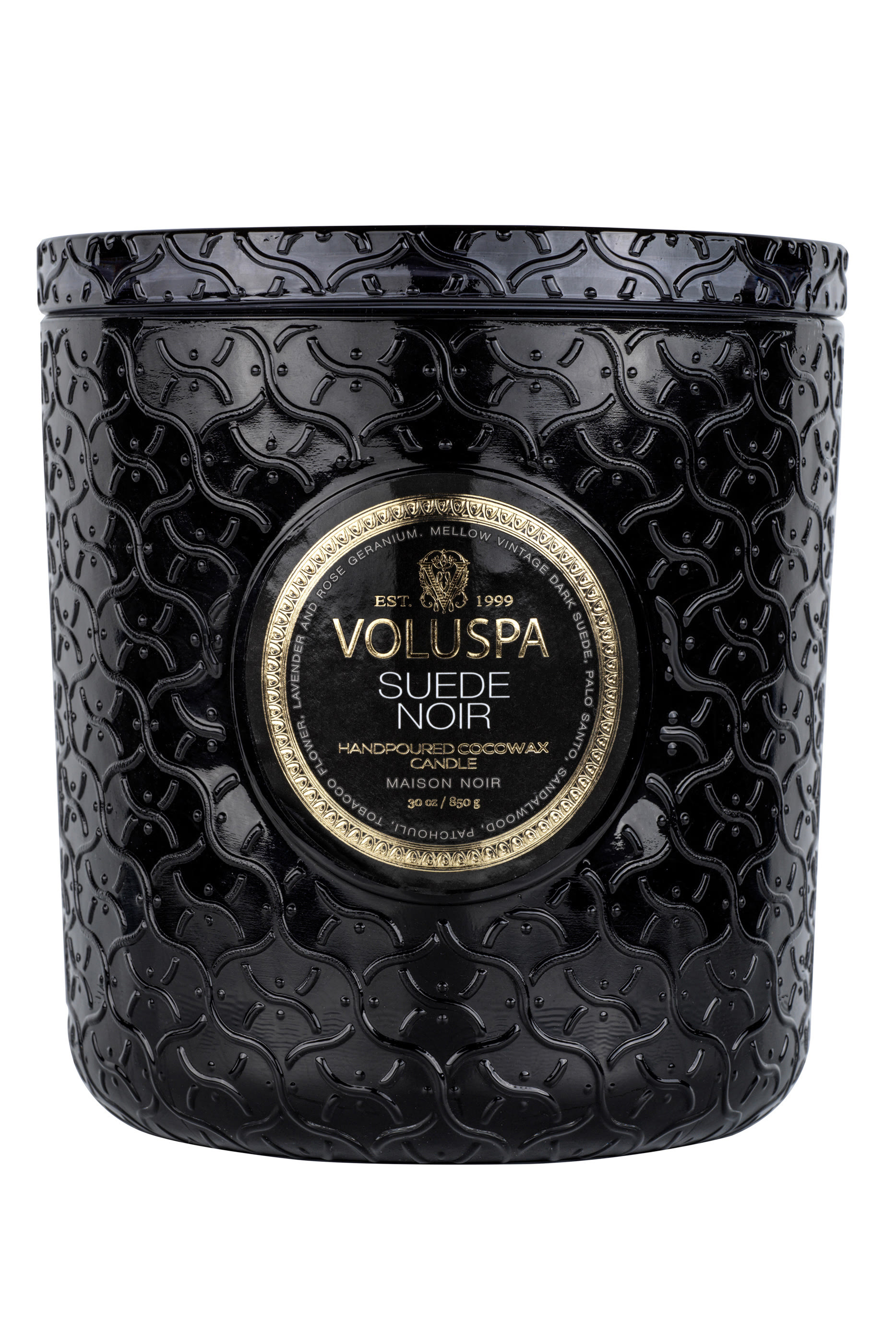 Suede Noir Luxe Candle