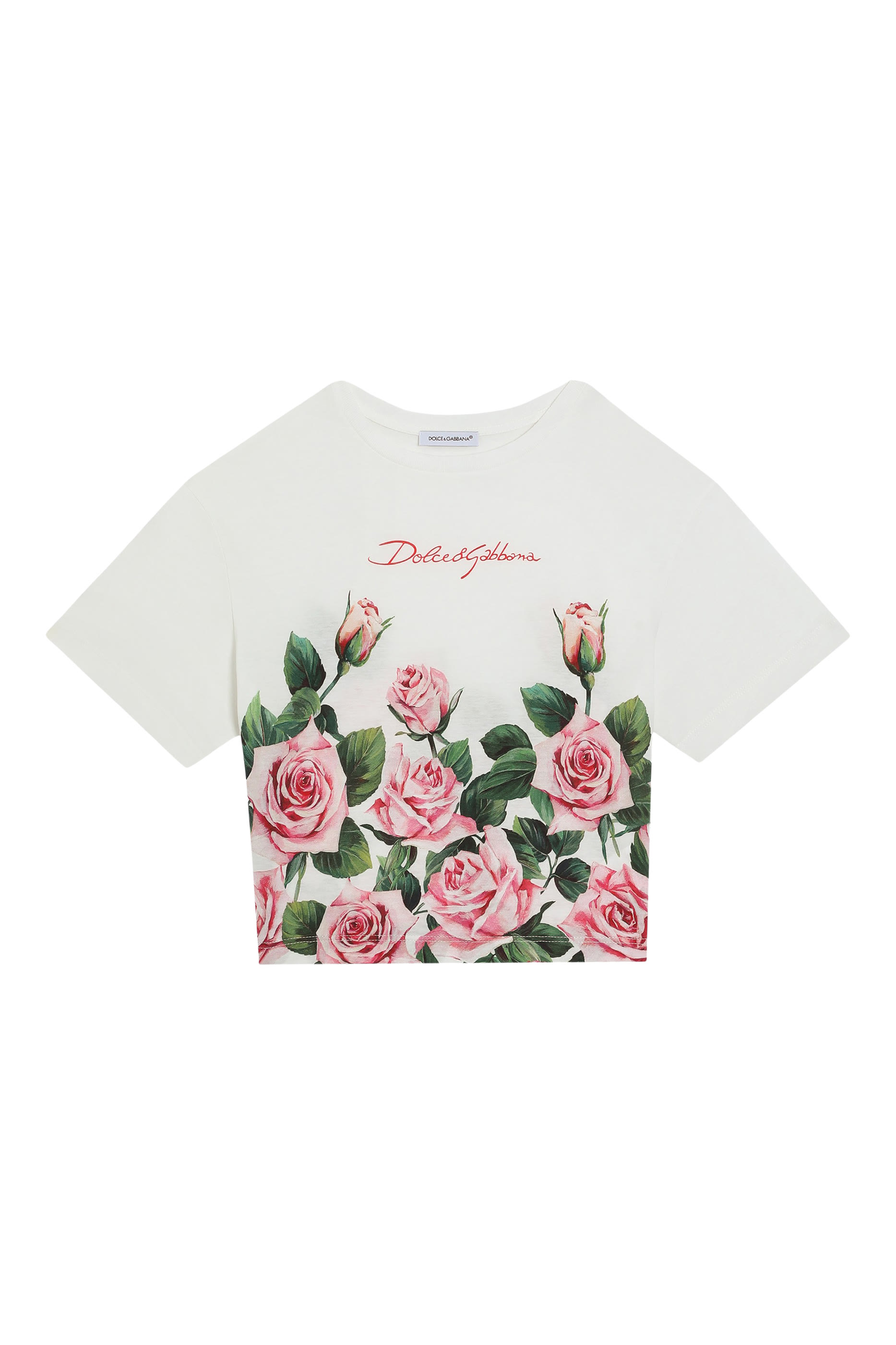 Kids Logo Rose Print T-Shirt