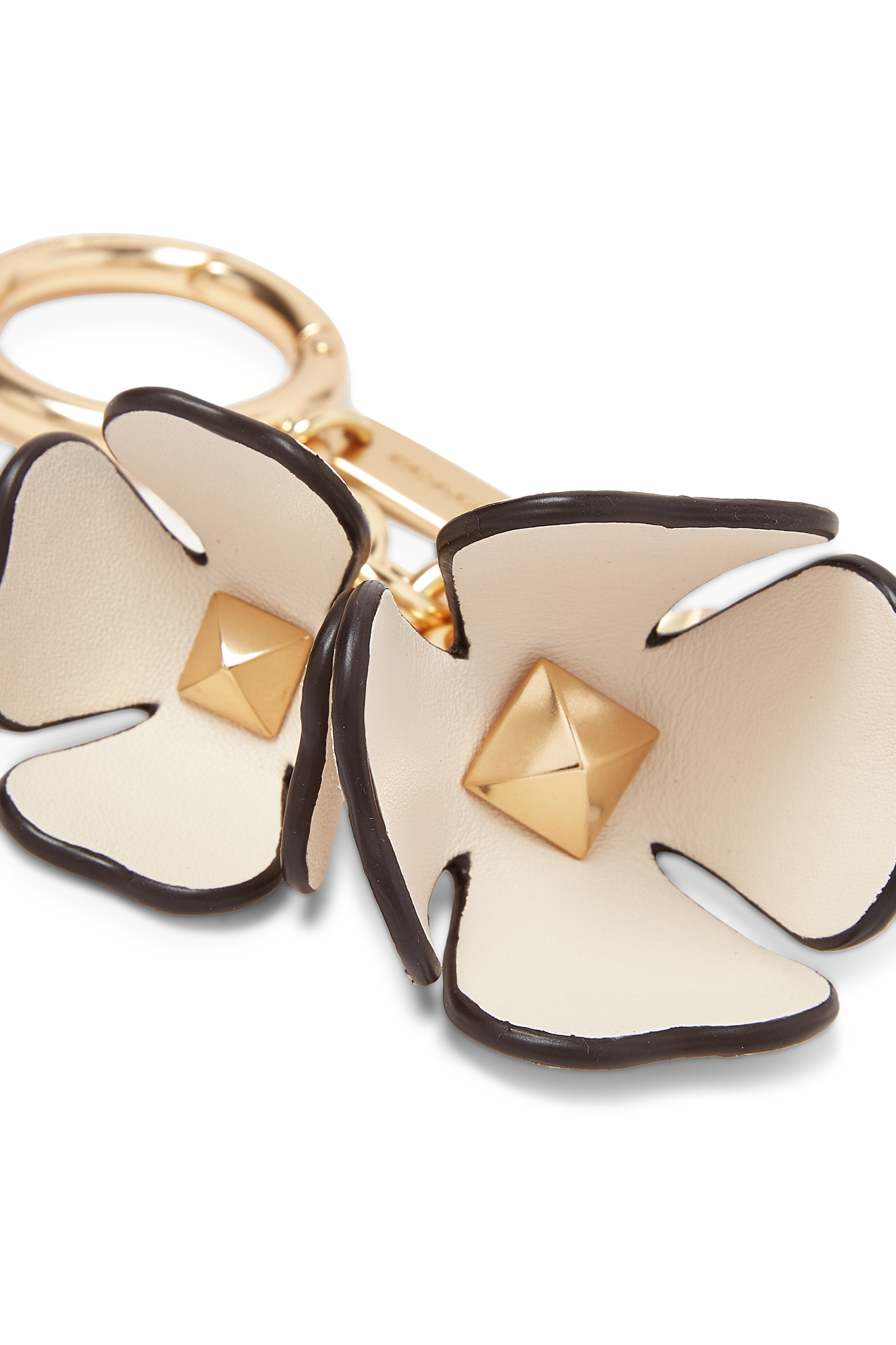 Essential Tea Rose Leather Bag Charm