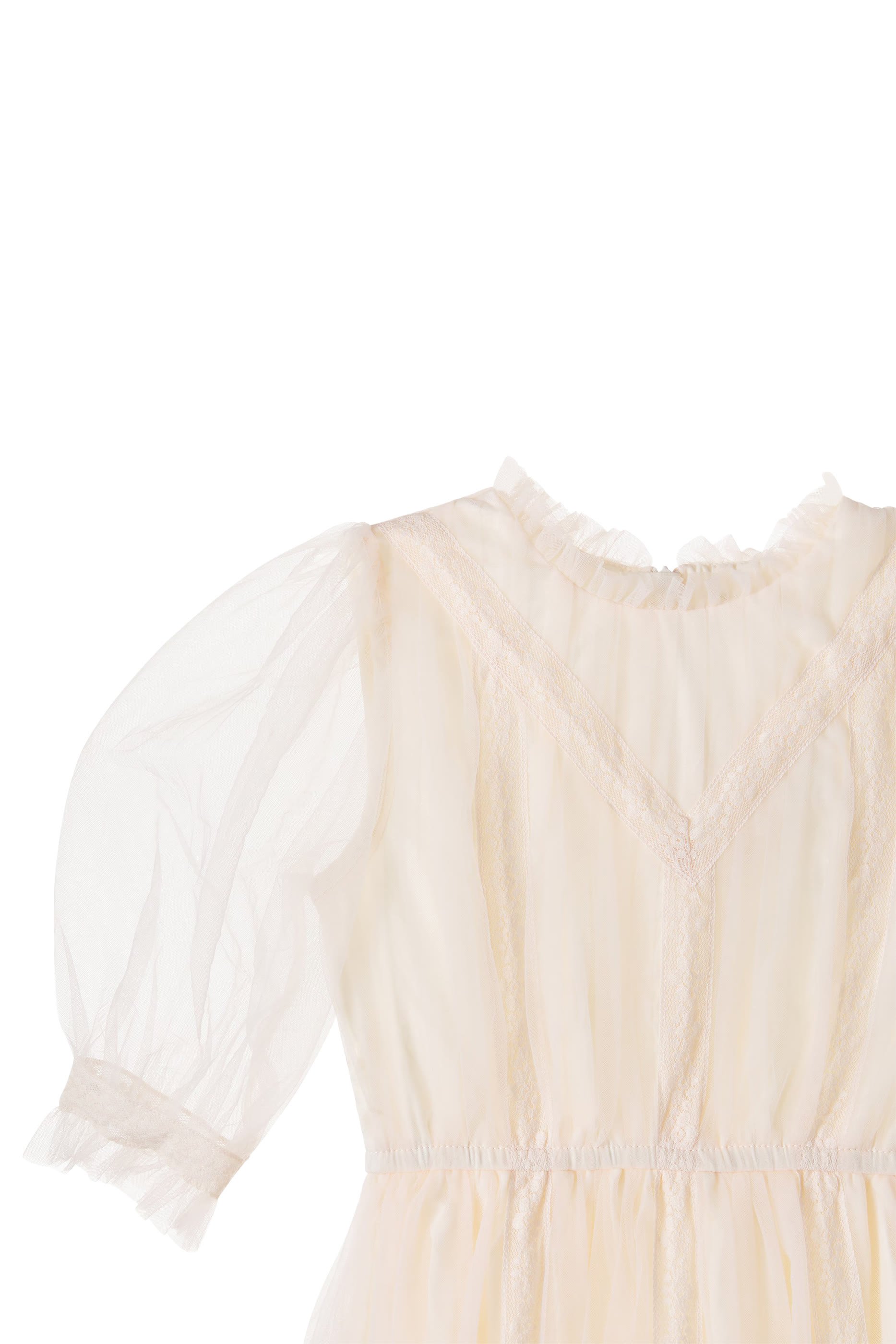 Kids Donna Lace-Trimmed Dress