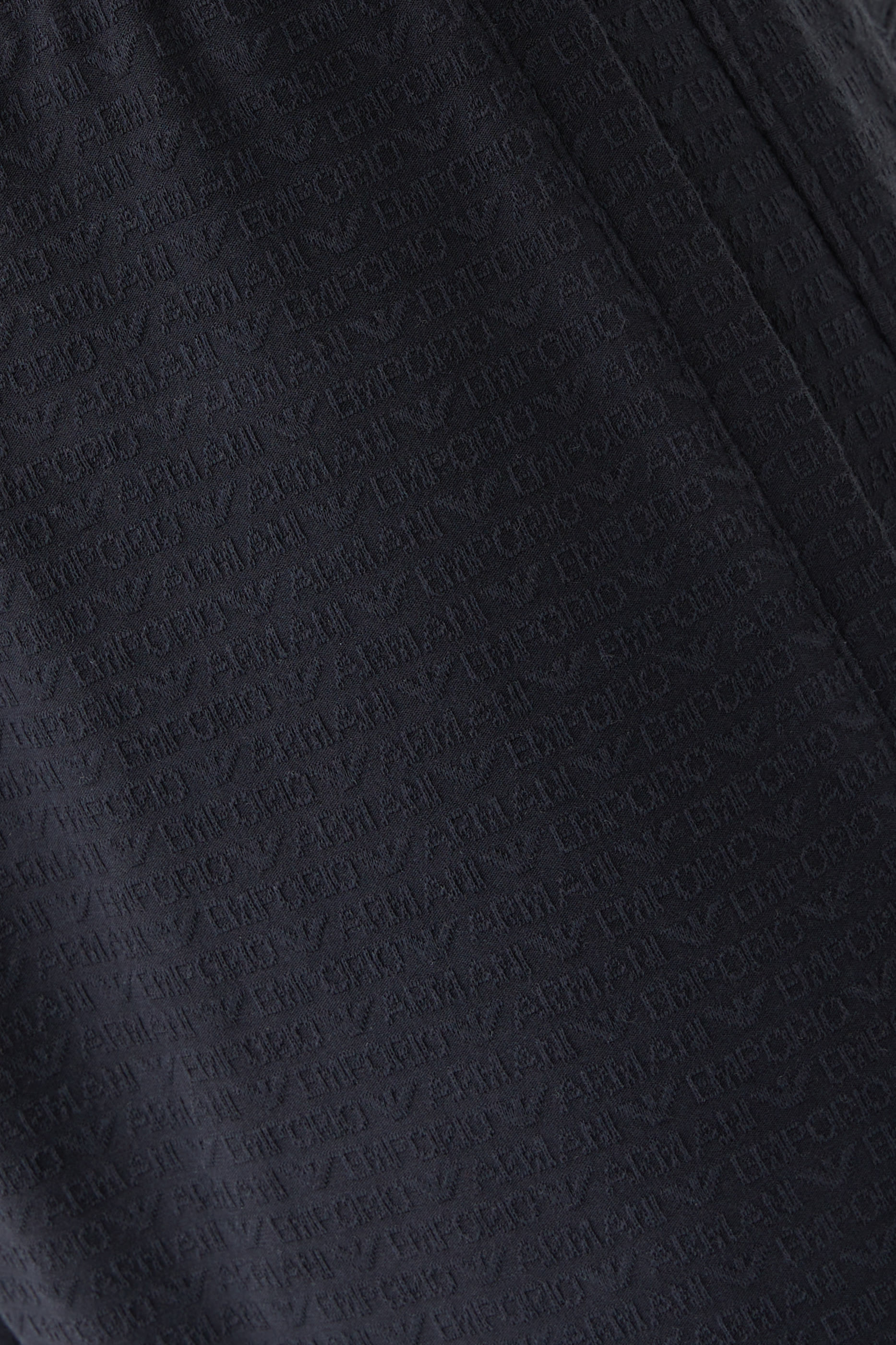 Micro EA Text Logo Drawstring Joggers