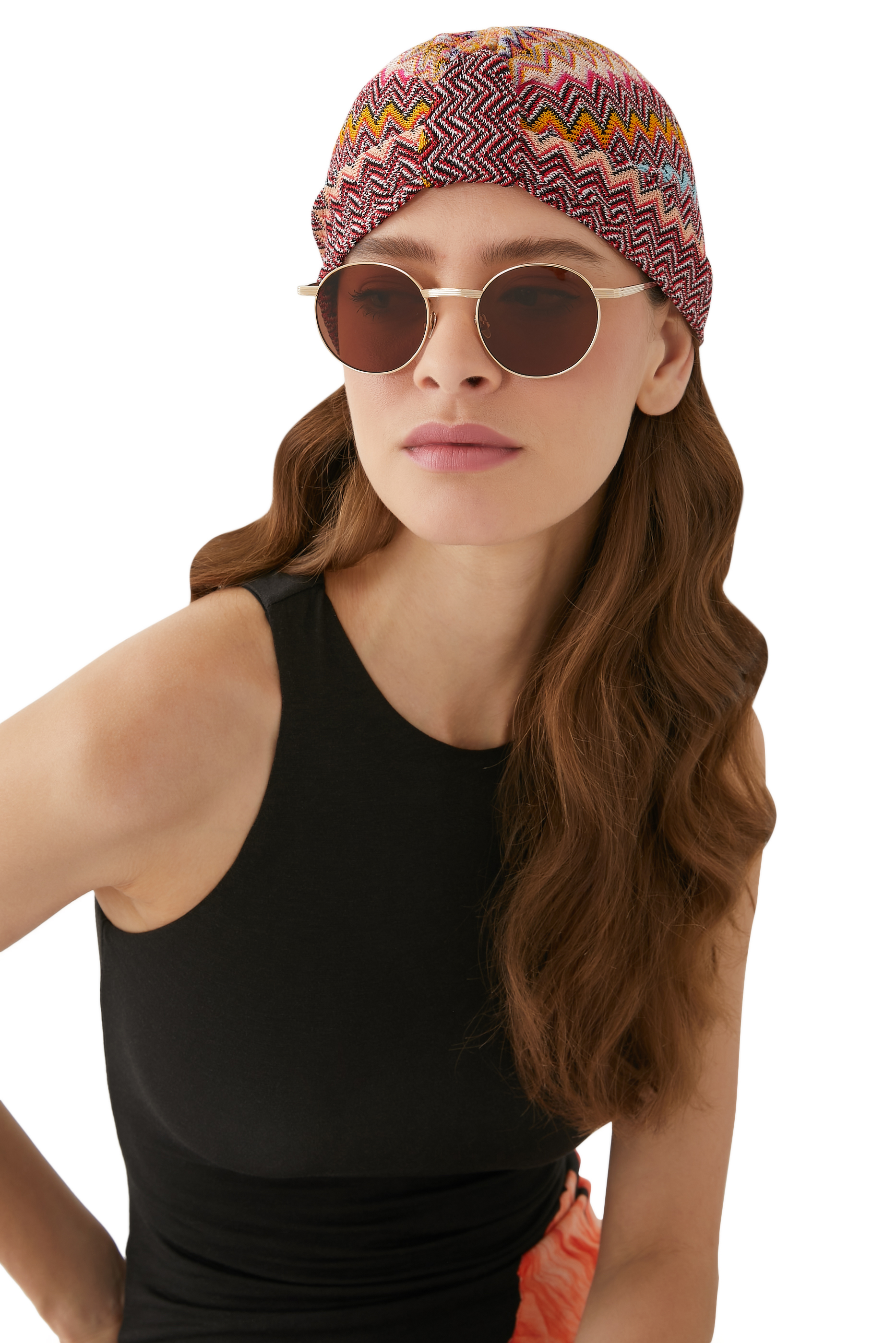 Zig Zag Viscose Turban