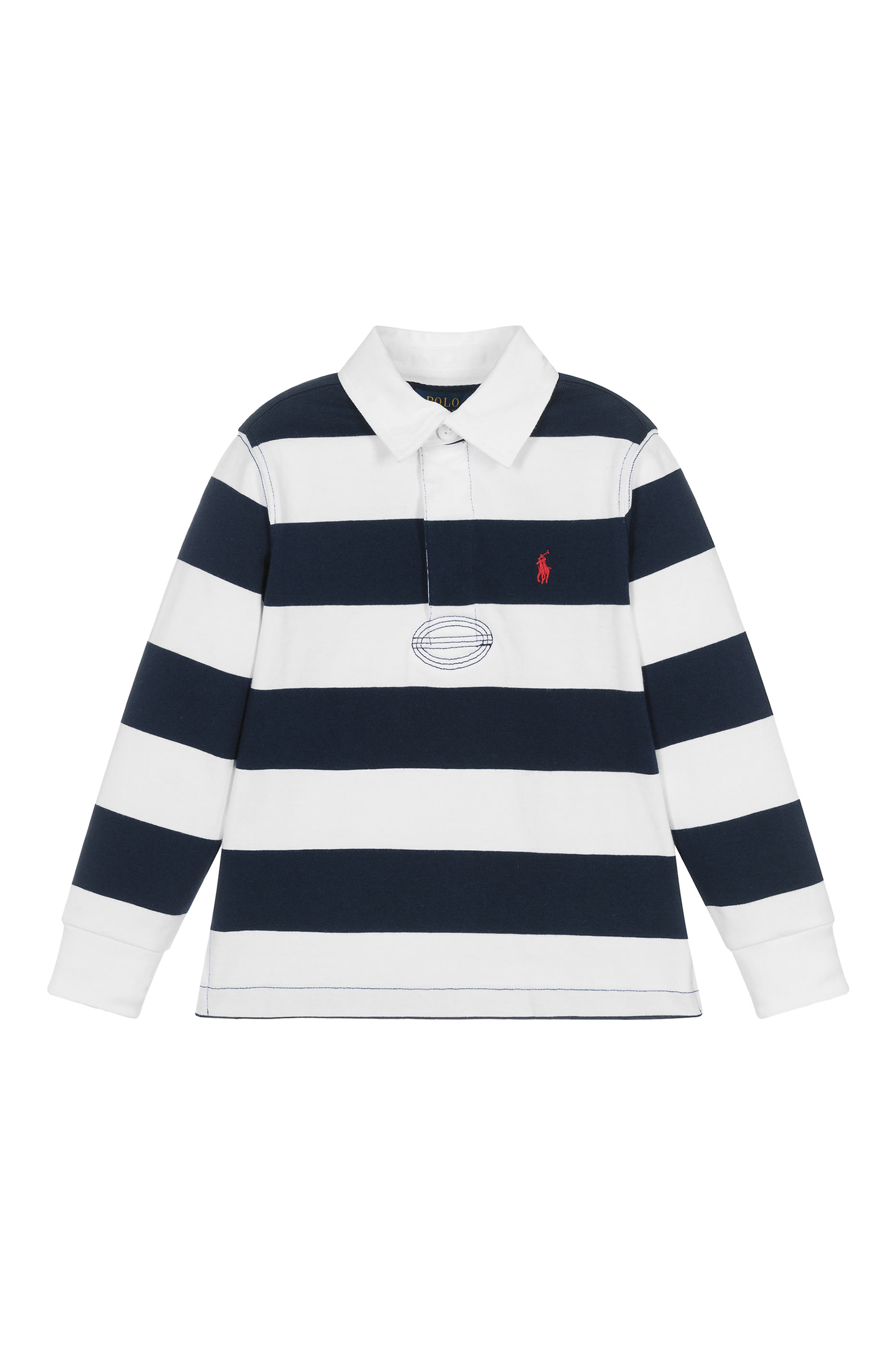 Kids Stripe Cotton Jersey Rugby Shirt