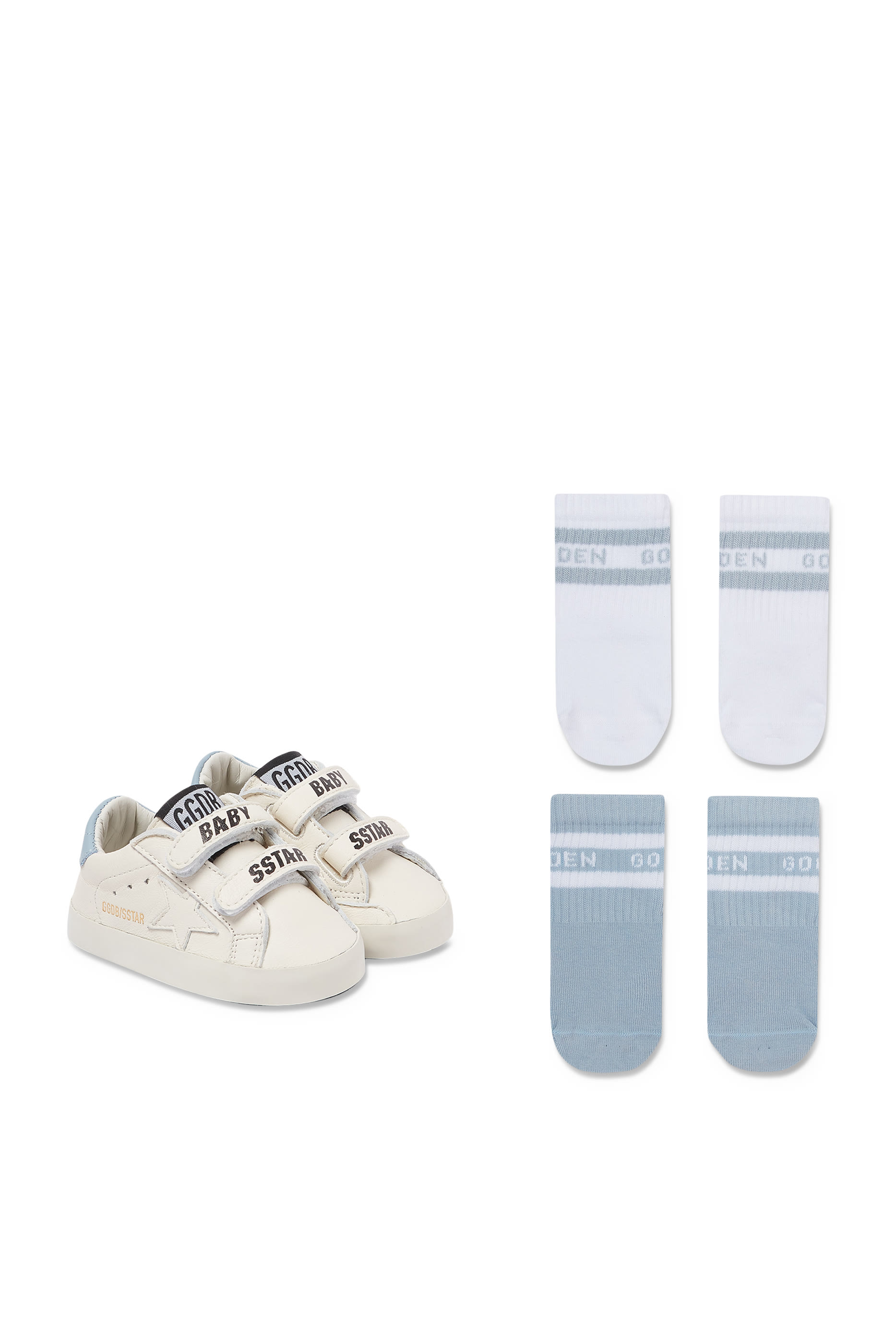 Kids School Sneakers and Socks Set