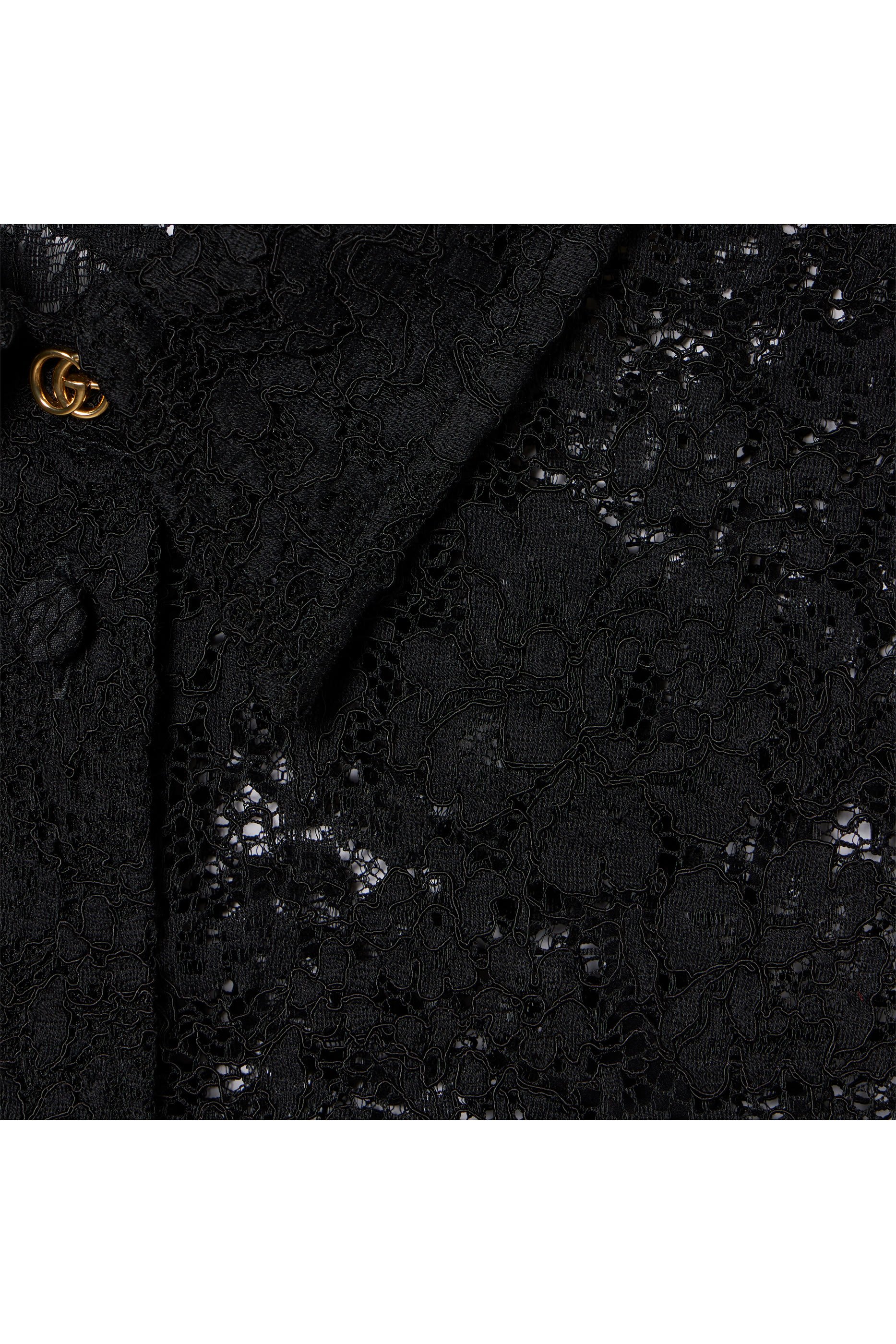 GG Flower Stretch Lace Shirt