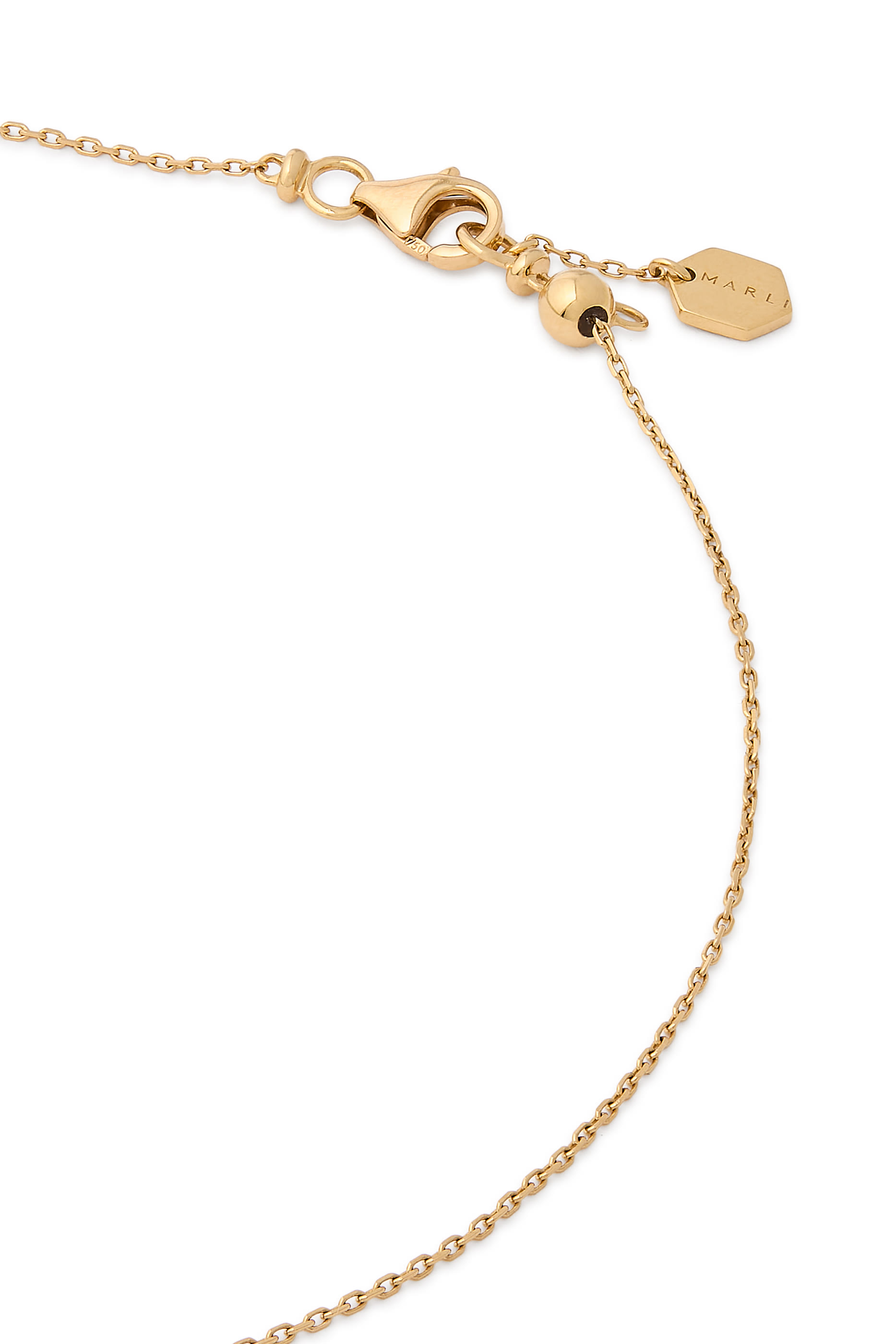Cleo Huggie Pendant, 18k Yellow Gold & Diamonds