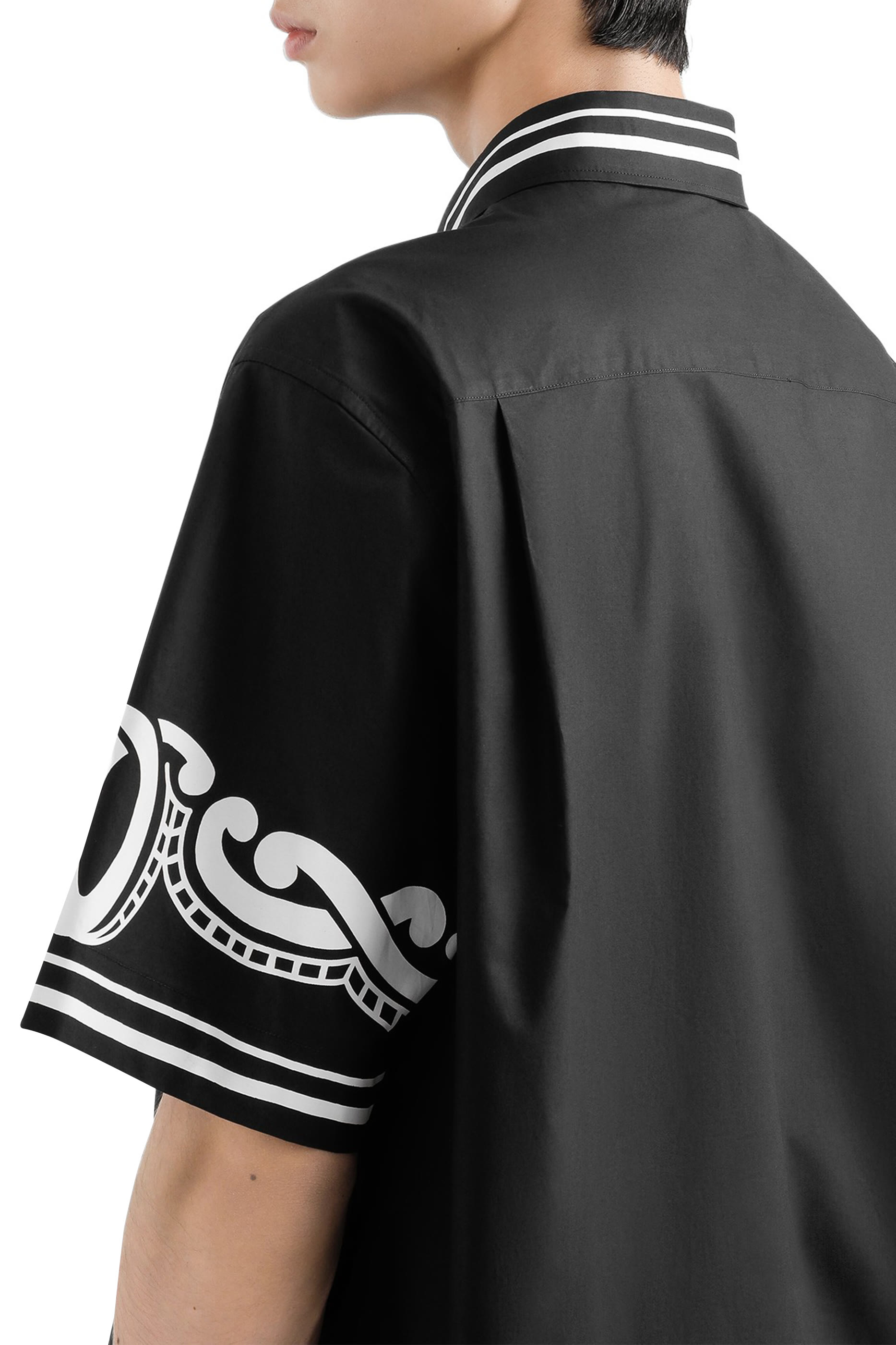 Poplin Shirt with Printed Details