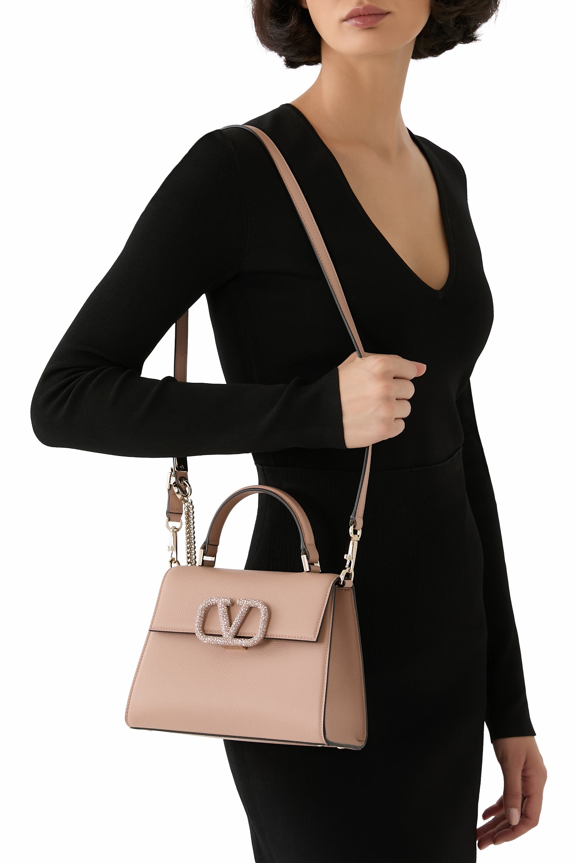 Jewel Logo Small VSling Handbag