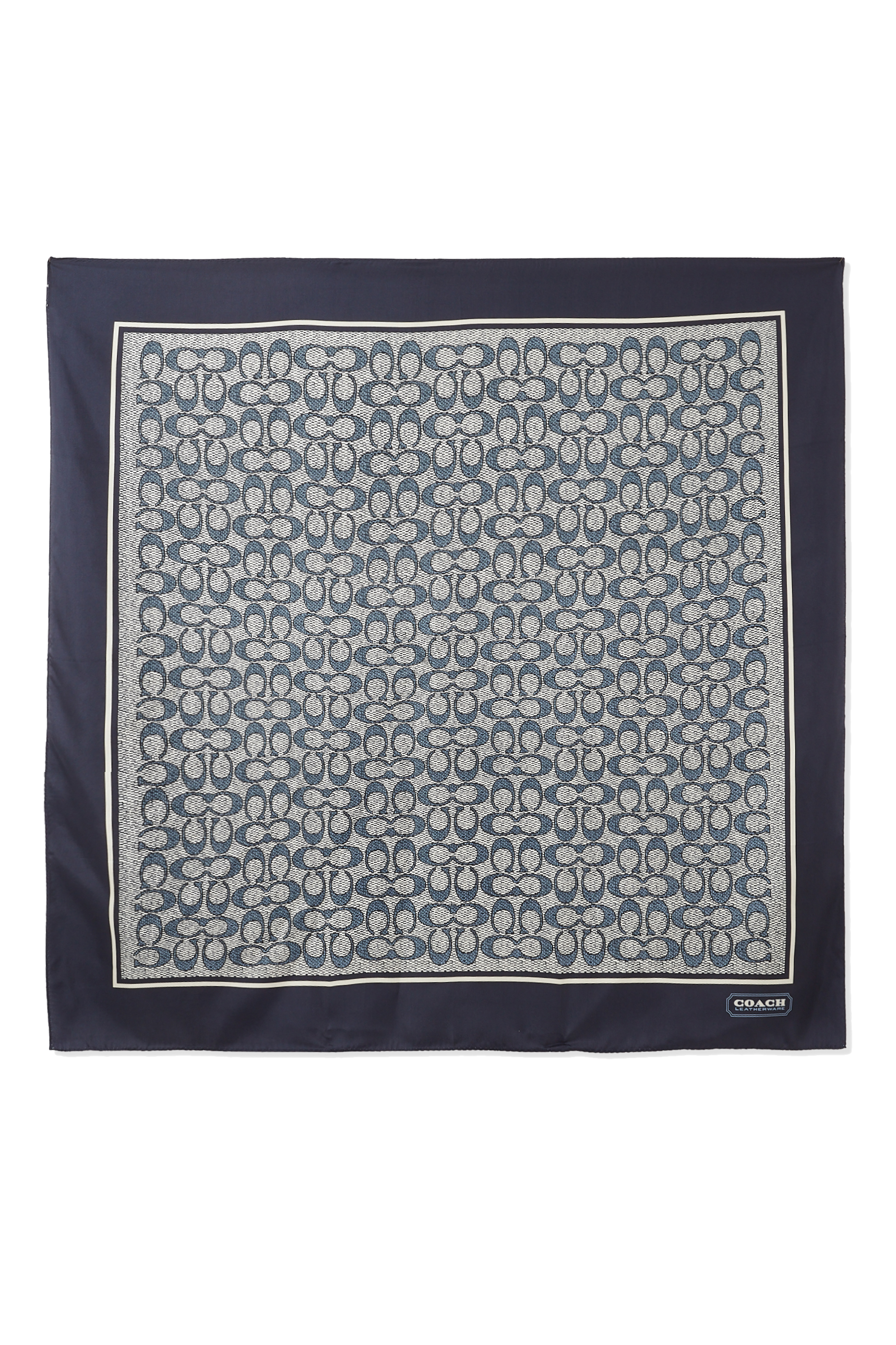 Vintage Signature Print Silk Scarf