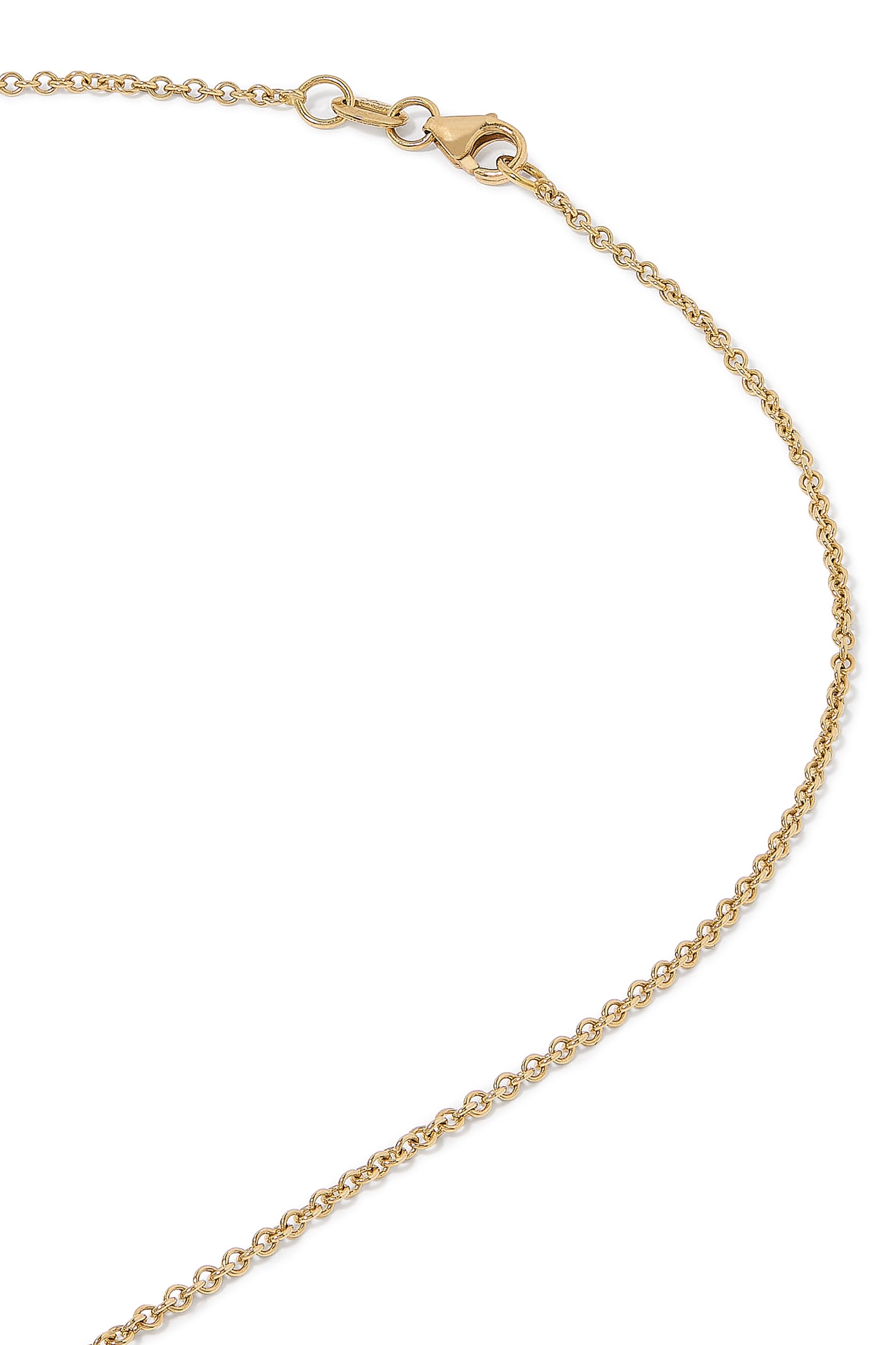 Graduated Diamond Necklace, 18k Yellow Gold & Diamonds