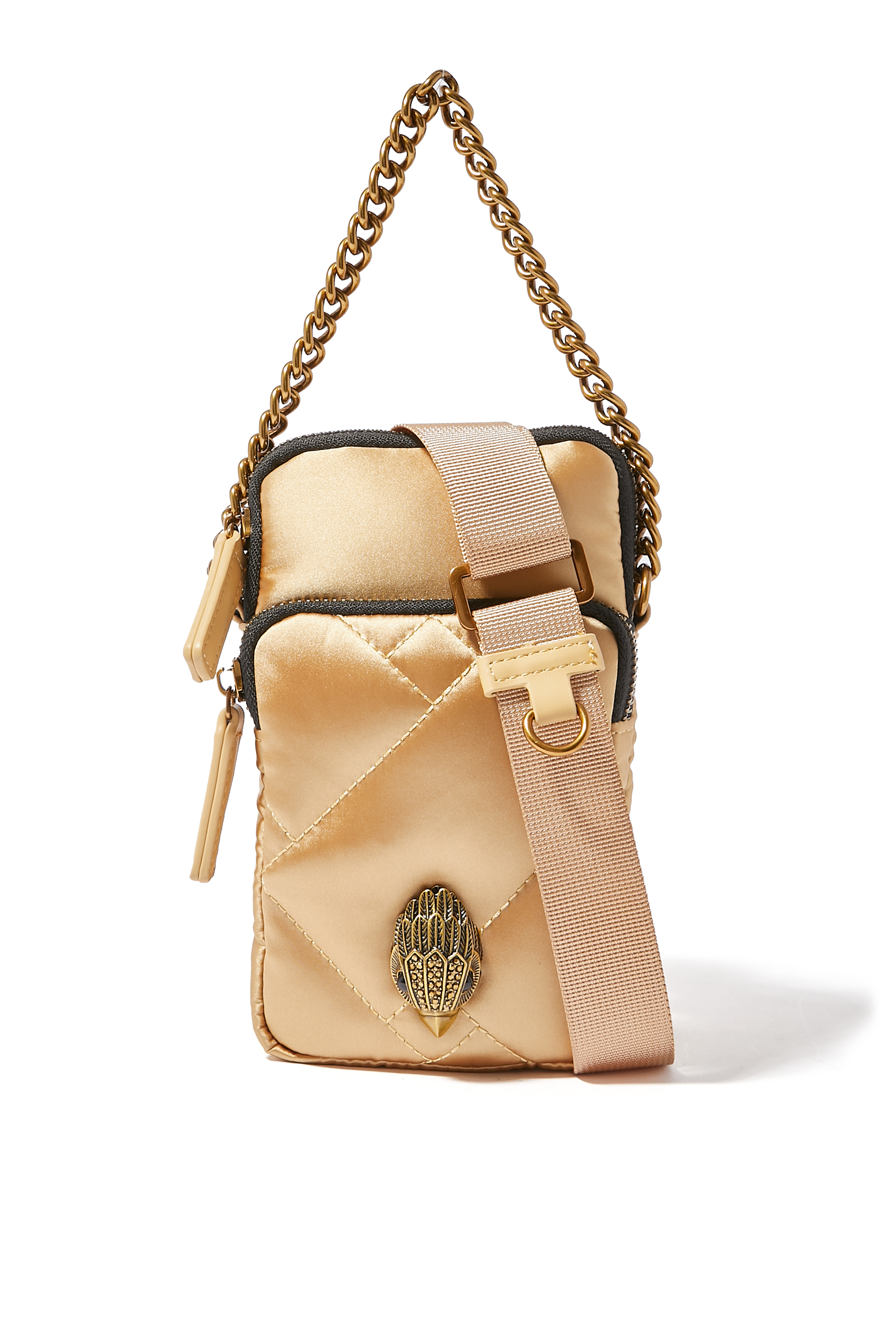 Recycled Nylon Multi Pockets Crossbody Bag