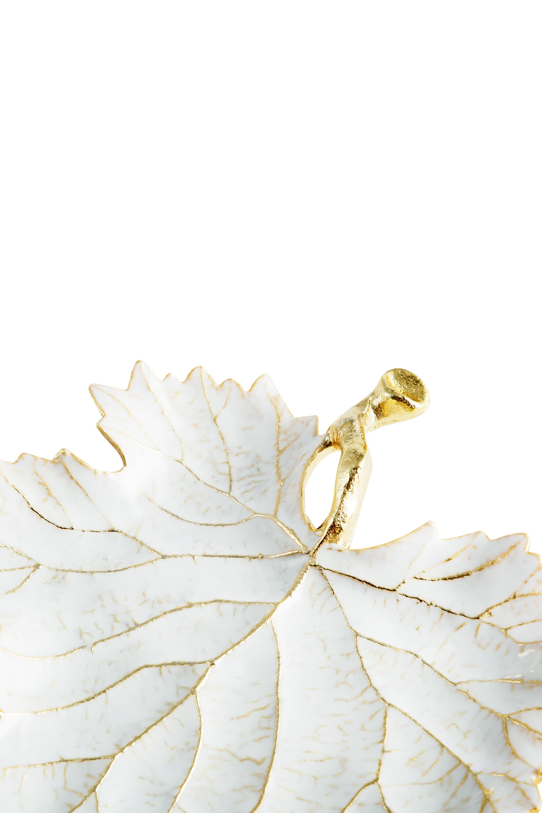 Winter Leaves Grape Leaf Dish