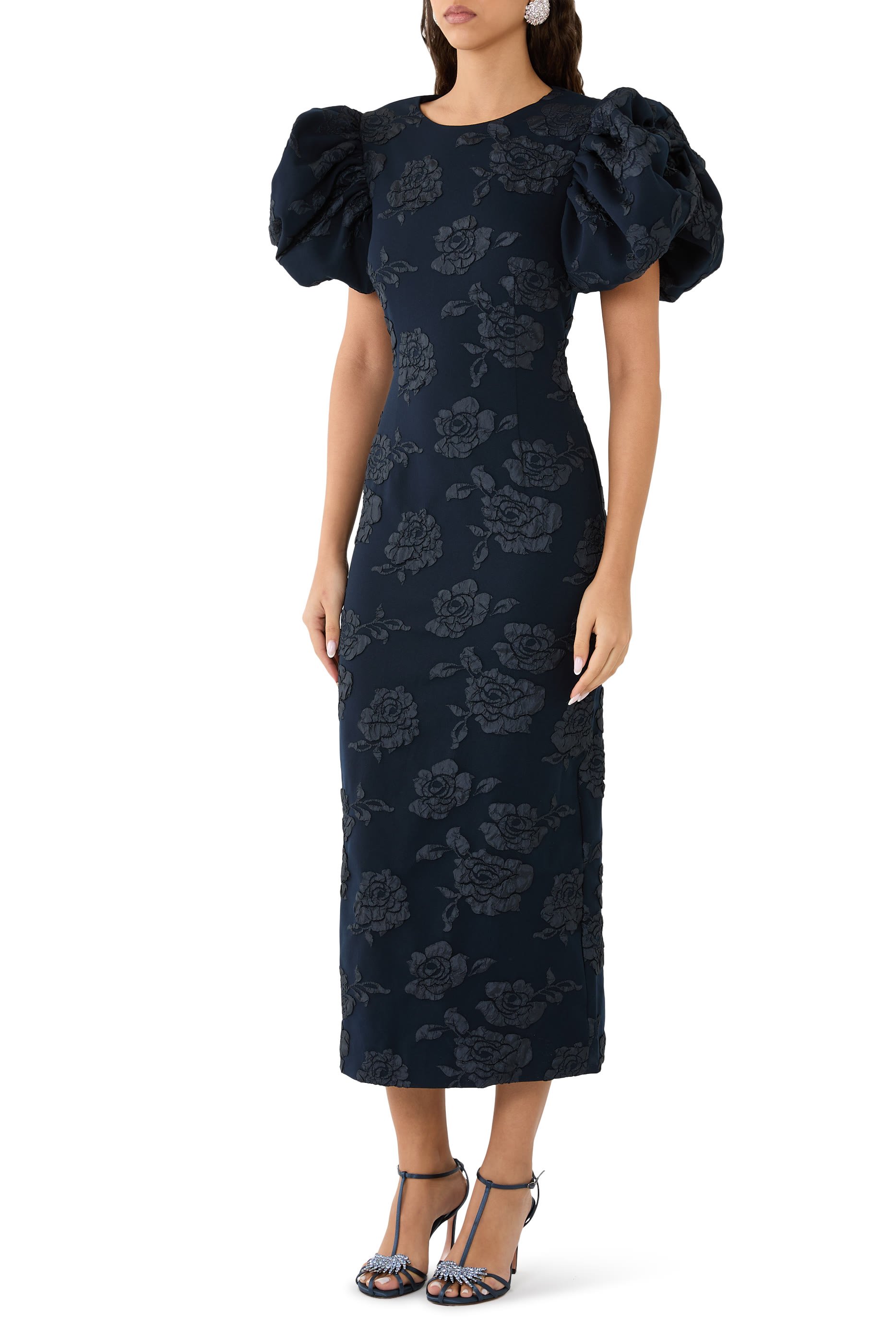 Ruby Jacquard Midi Dress