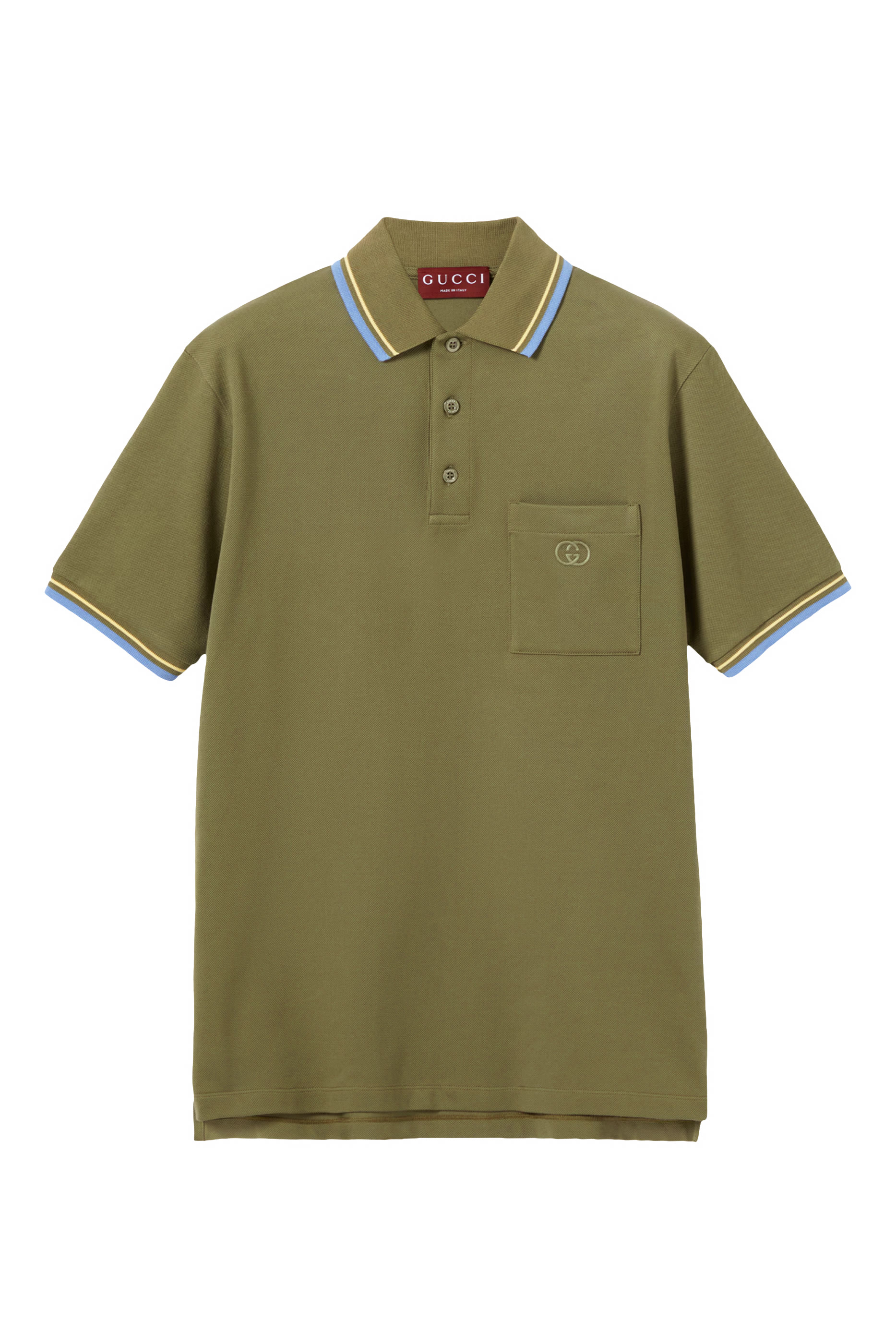 Logo Embroidery Cotton Piquet Polo Shirt 