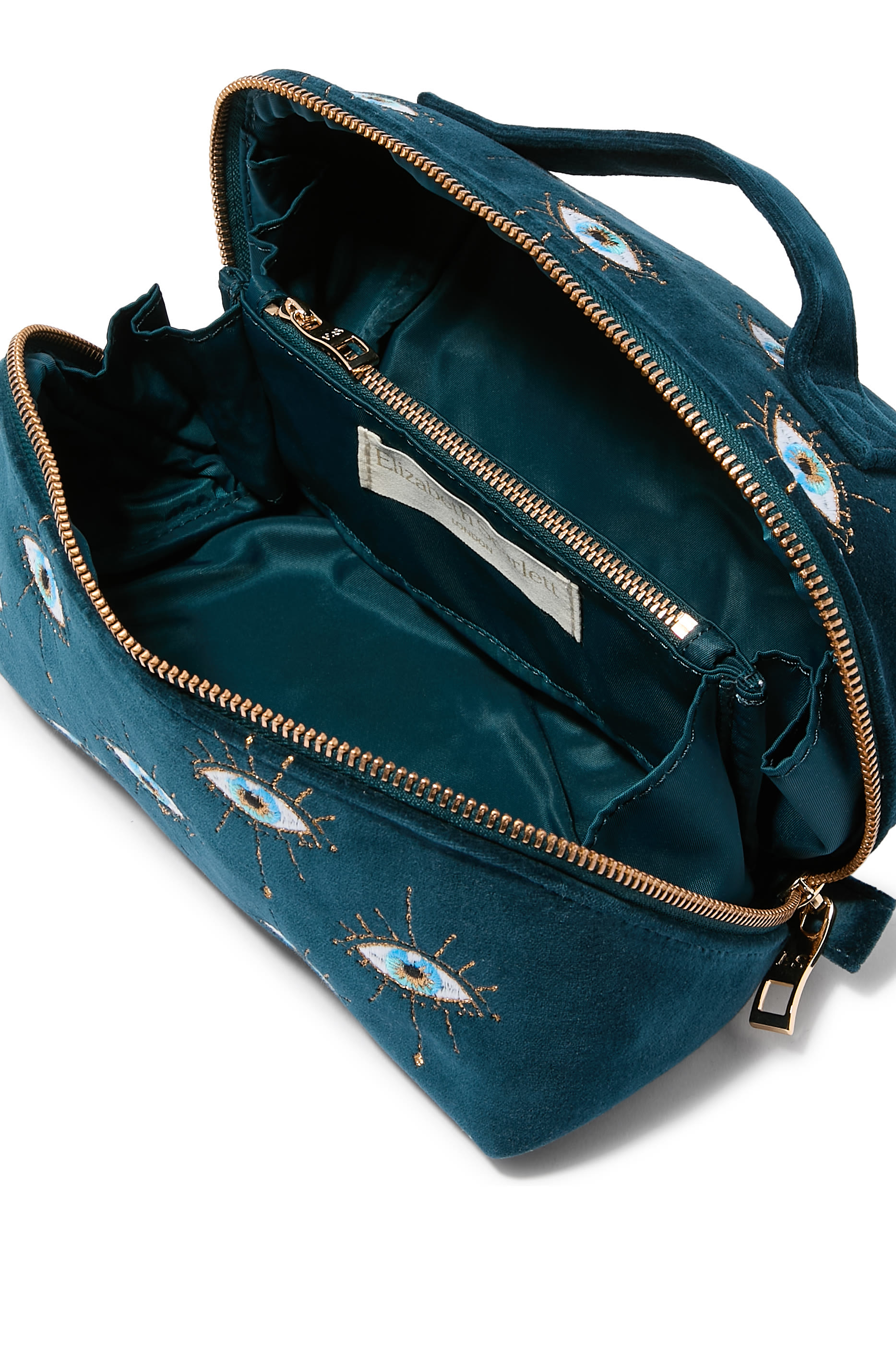 Mystical Eye Open Flat Makeup Bag 