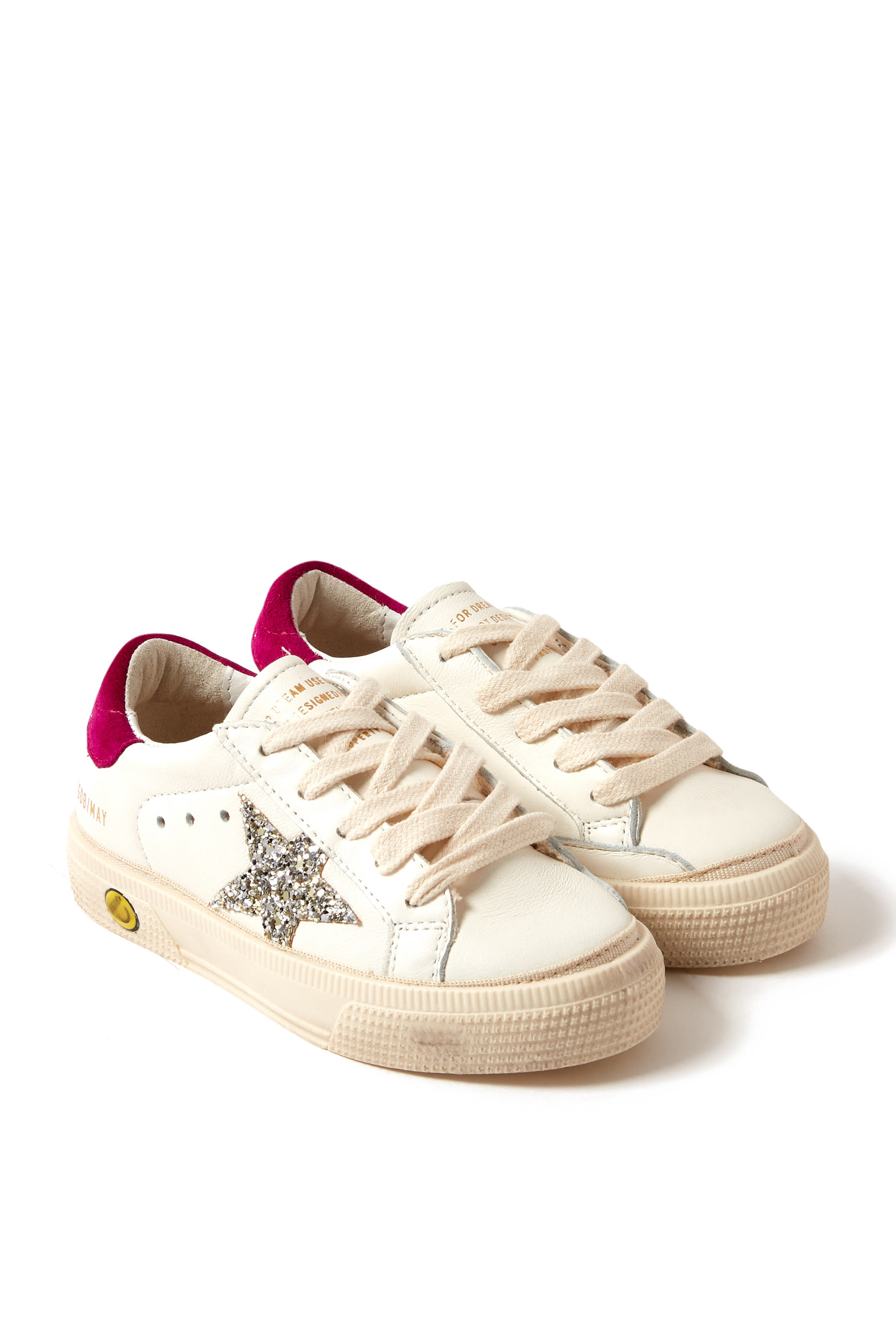 Kids May Glitter-Embellished Sneakers