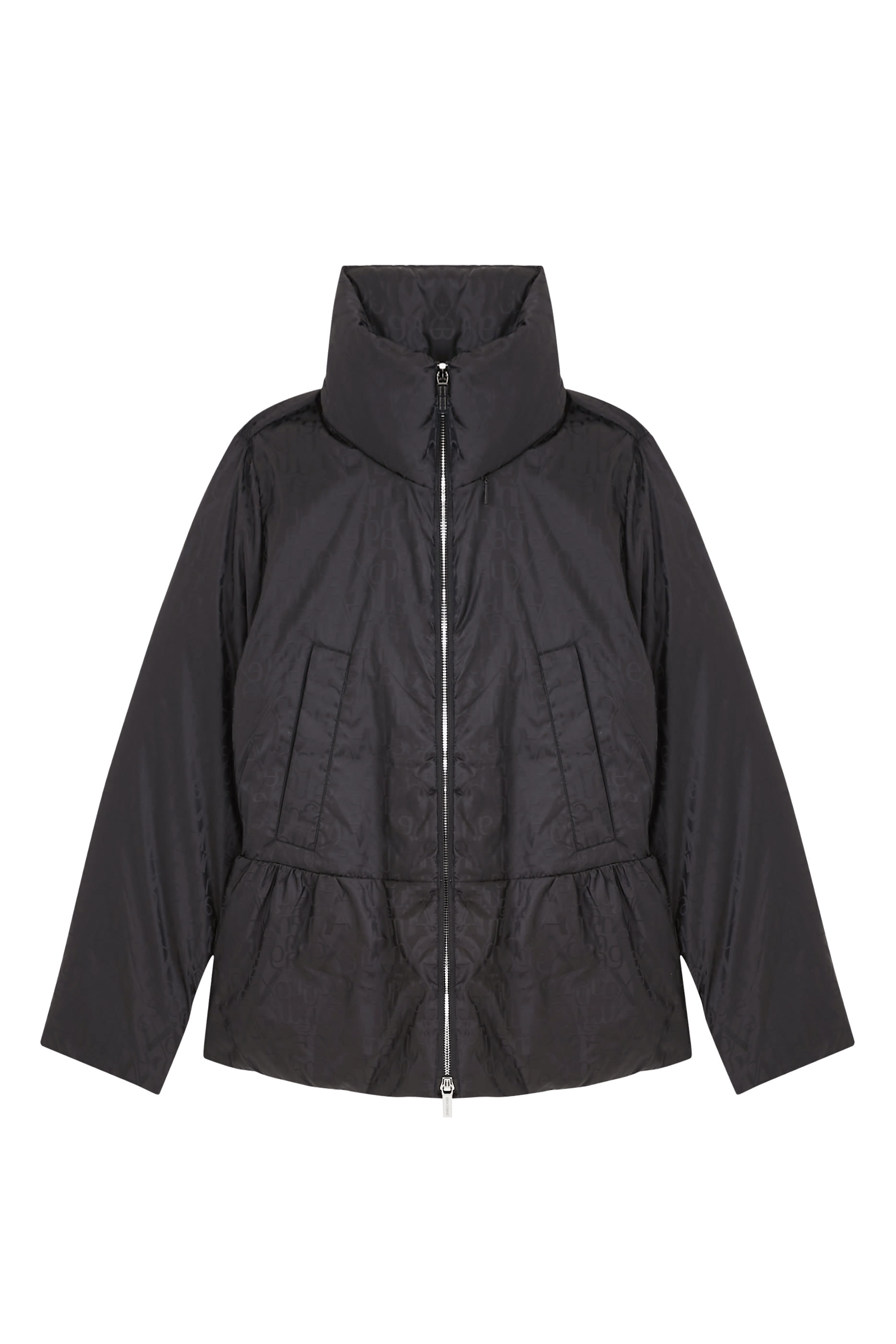 Logo Nylon Jacquard Jacket