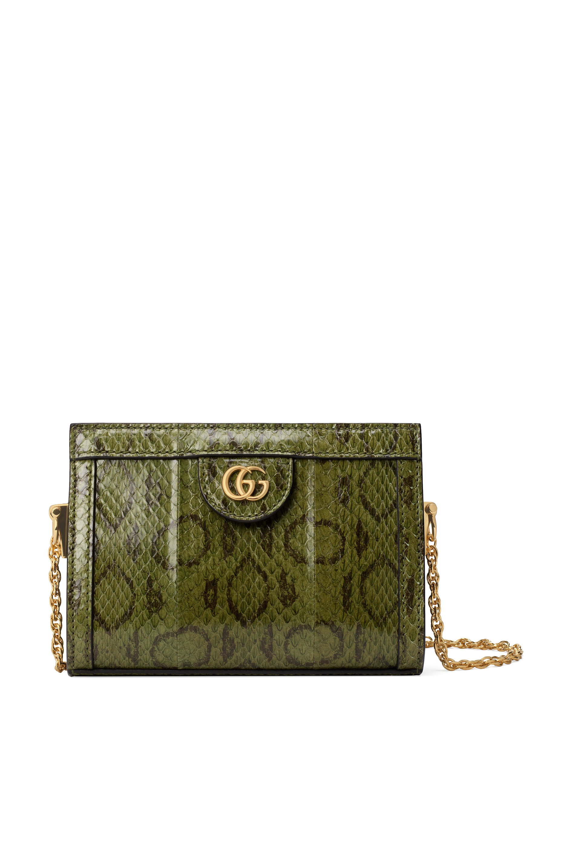 &nbsp;Mini Snakeskin Ophidia Shoulder Bag