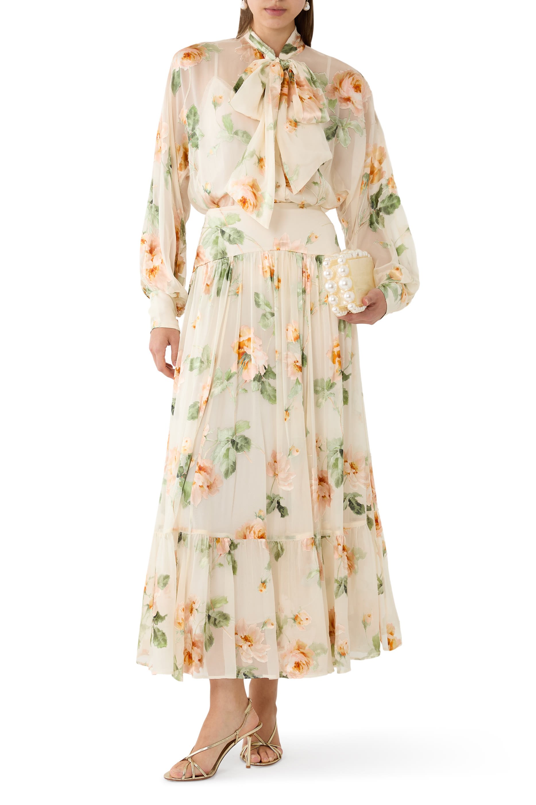 Carousel Burnout Blouse