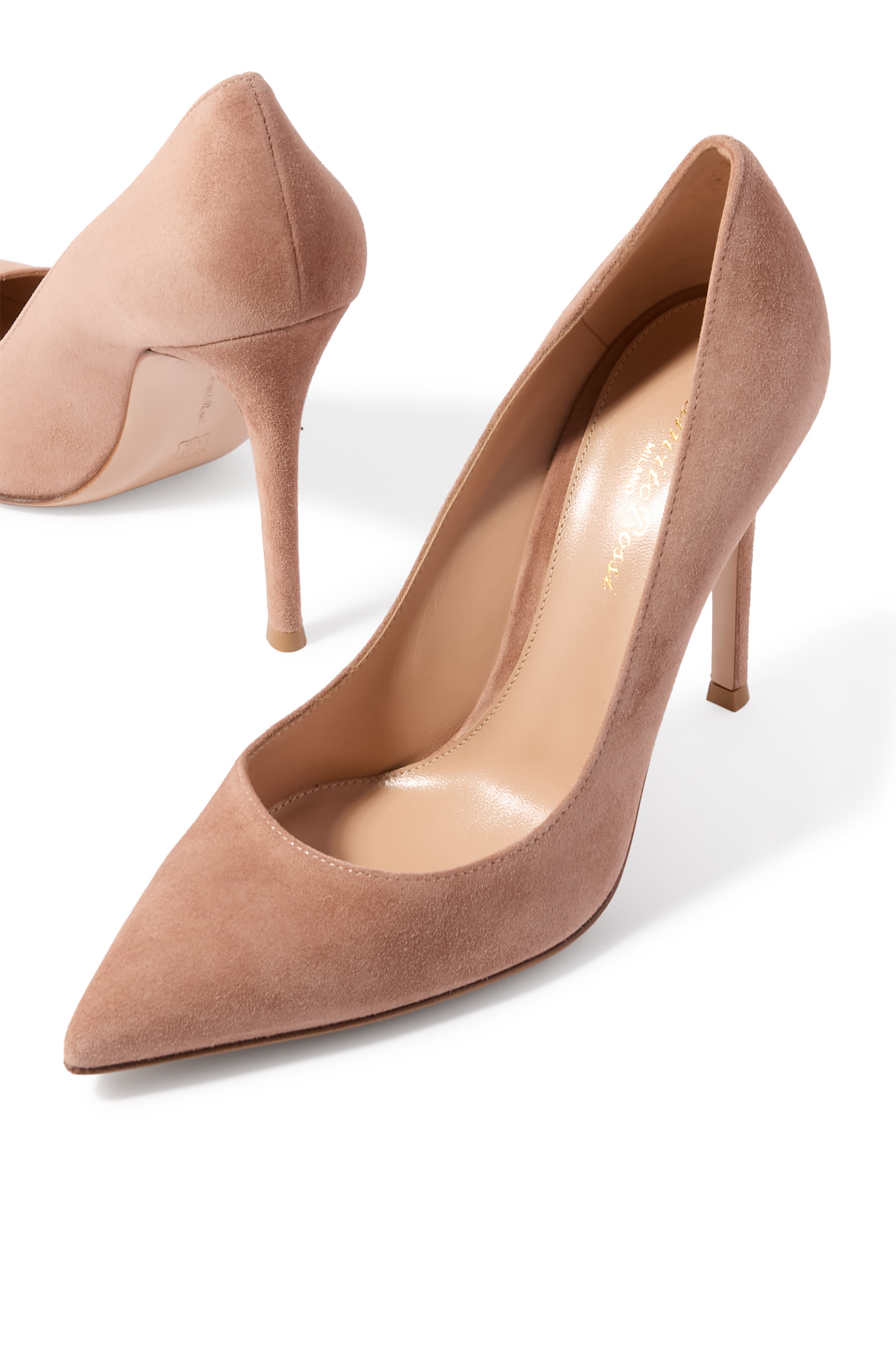 Gianvito 105 Pumps in Suede Leather