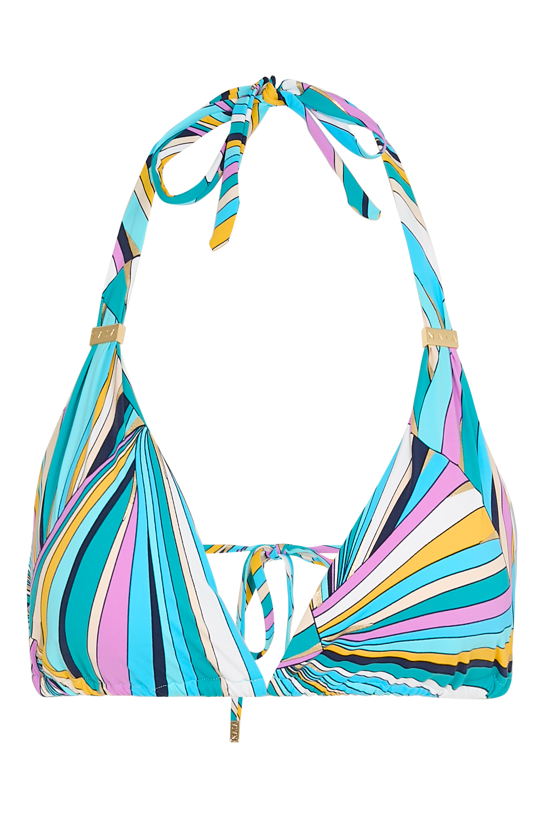 Maia Print Bikini Top