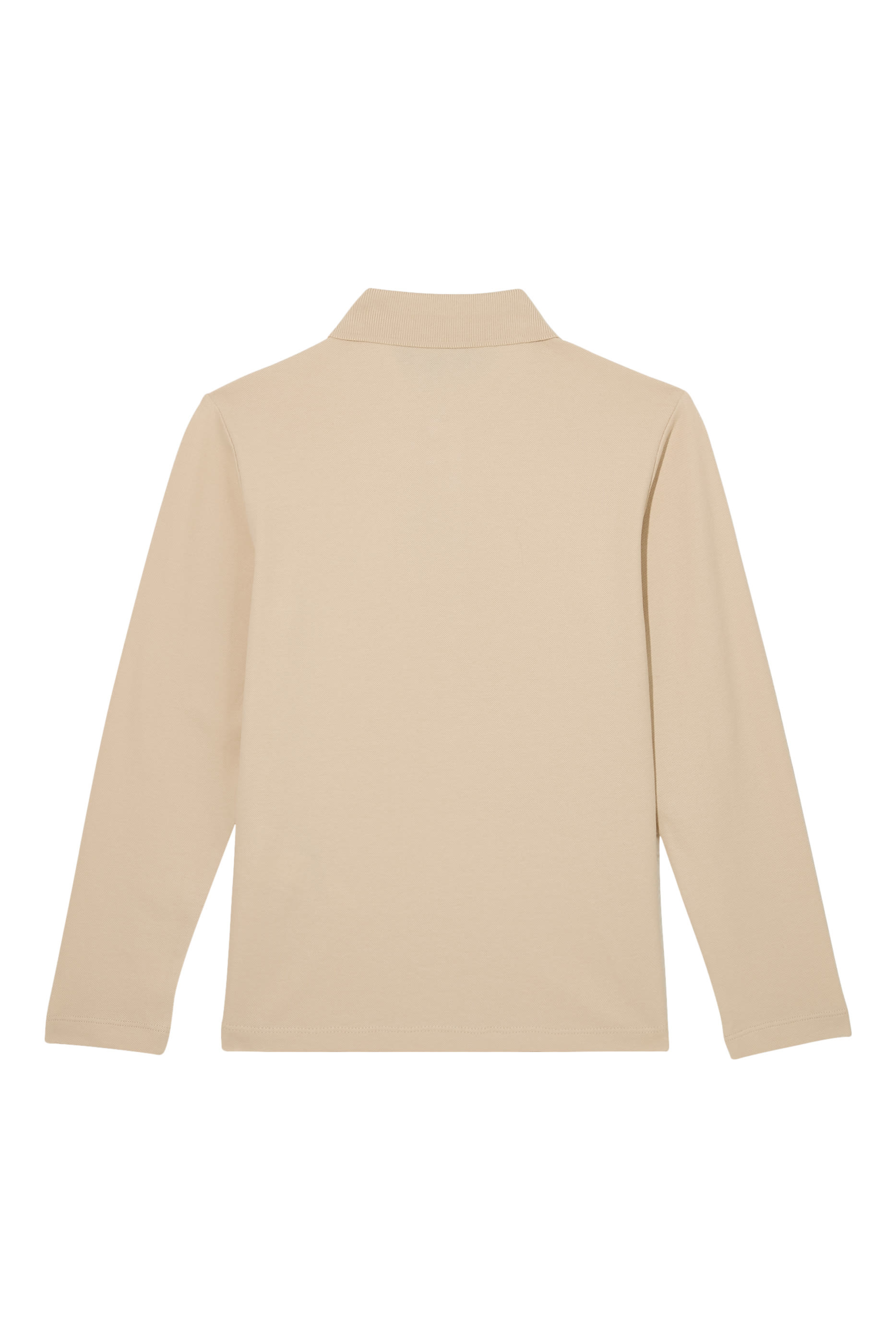 Kids Long-Sleeved Cotton Polo Shirt