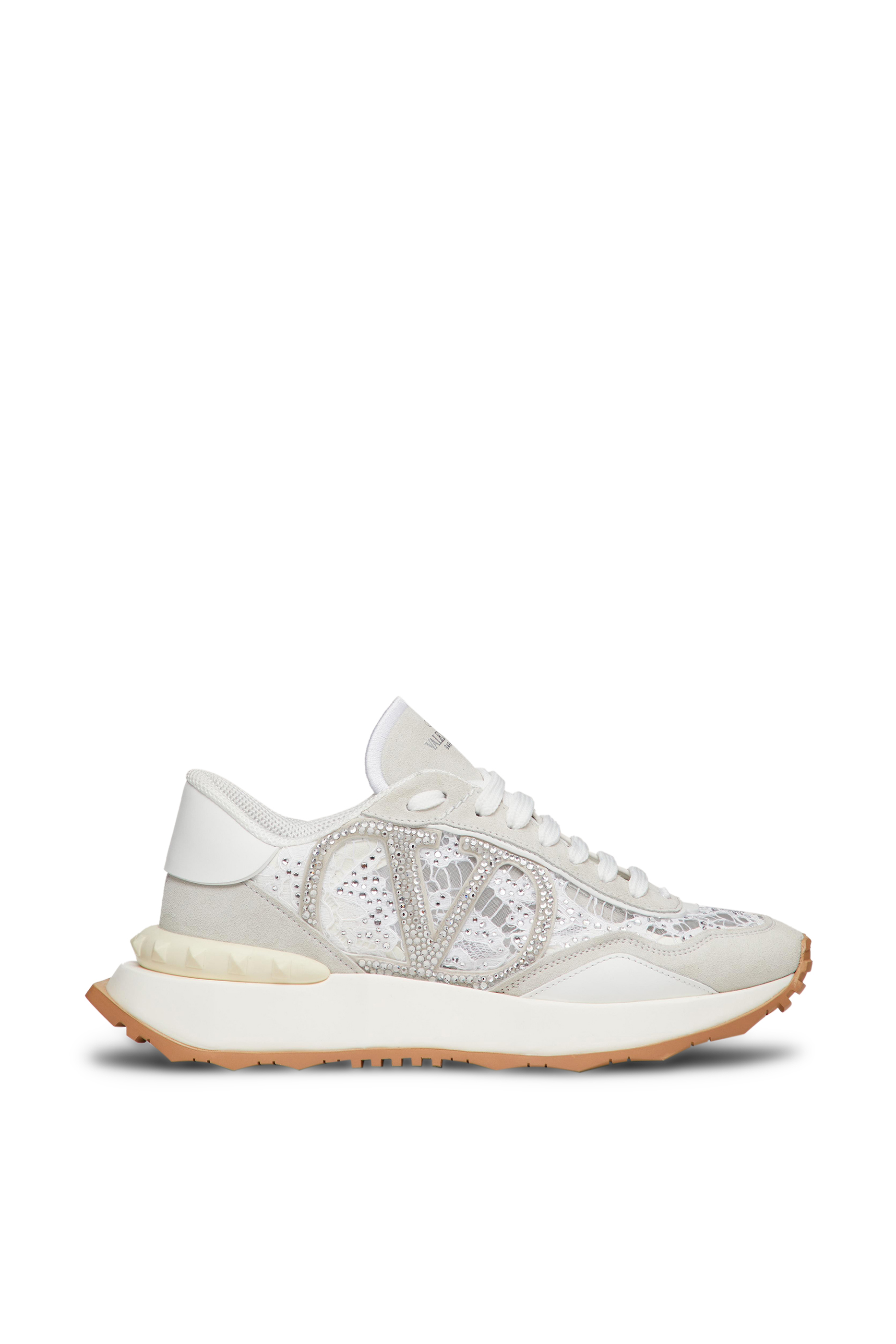 Valentino Garavani Lacerunner Suede Sneakers