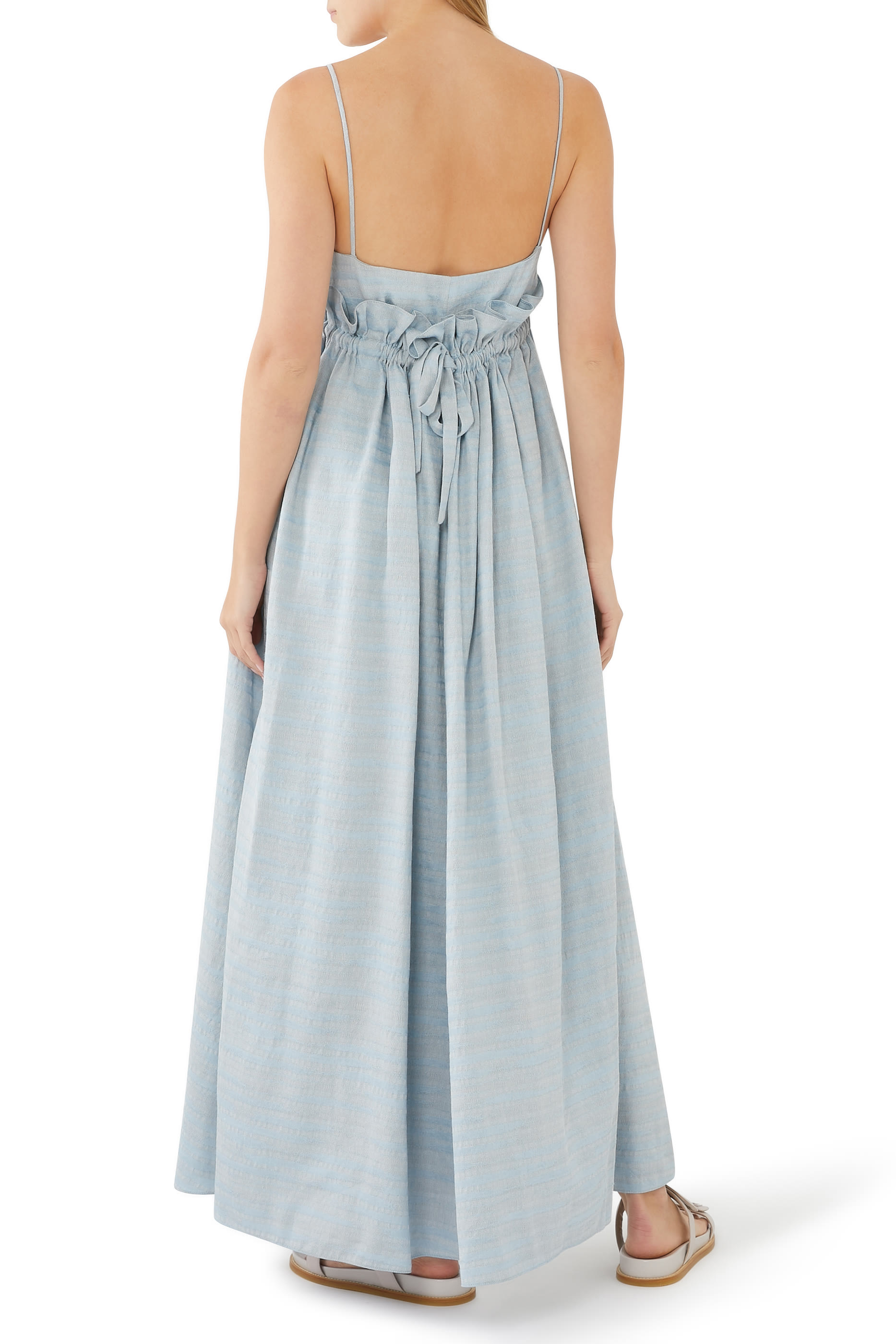 Icon Linen-Blend Maxi Dress