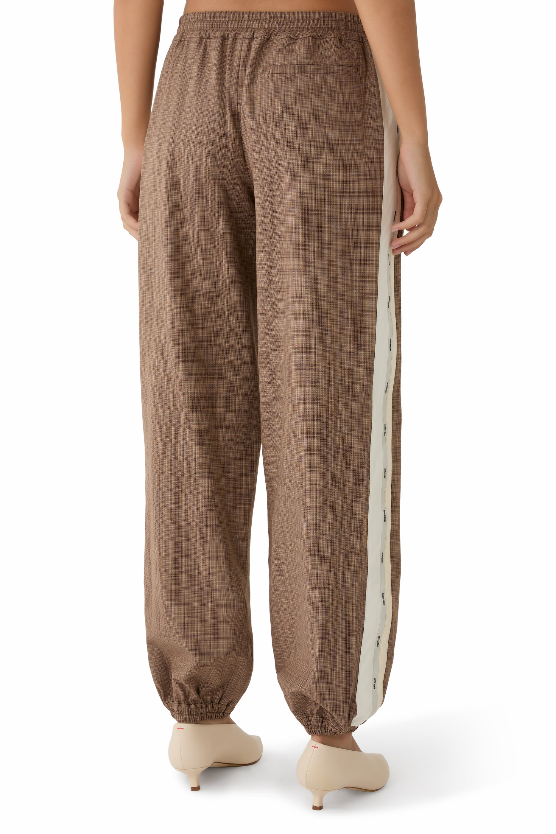 Stretch Wool-Blend Cloth Pants