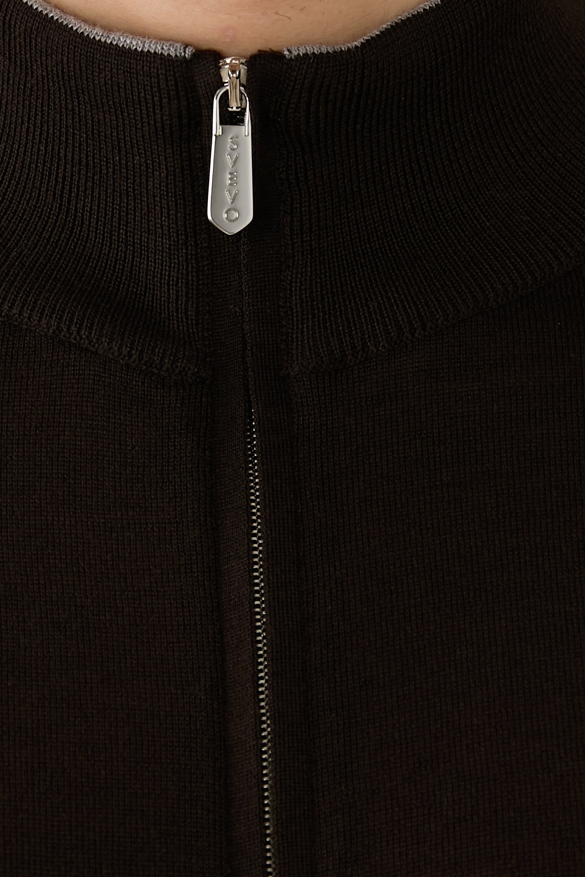 Zip-Up Wool Jacket