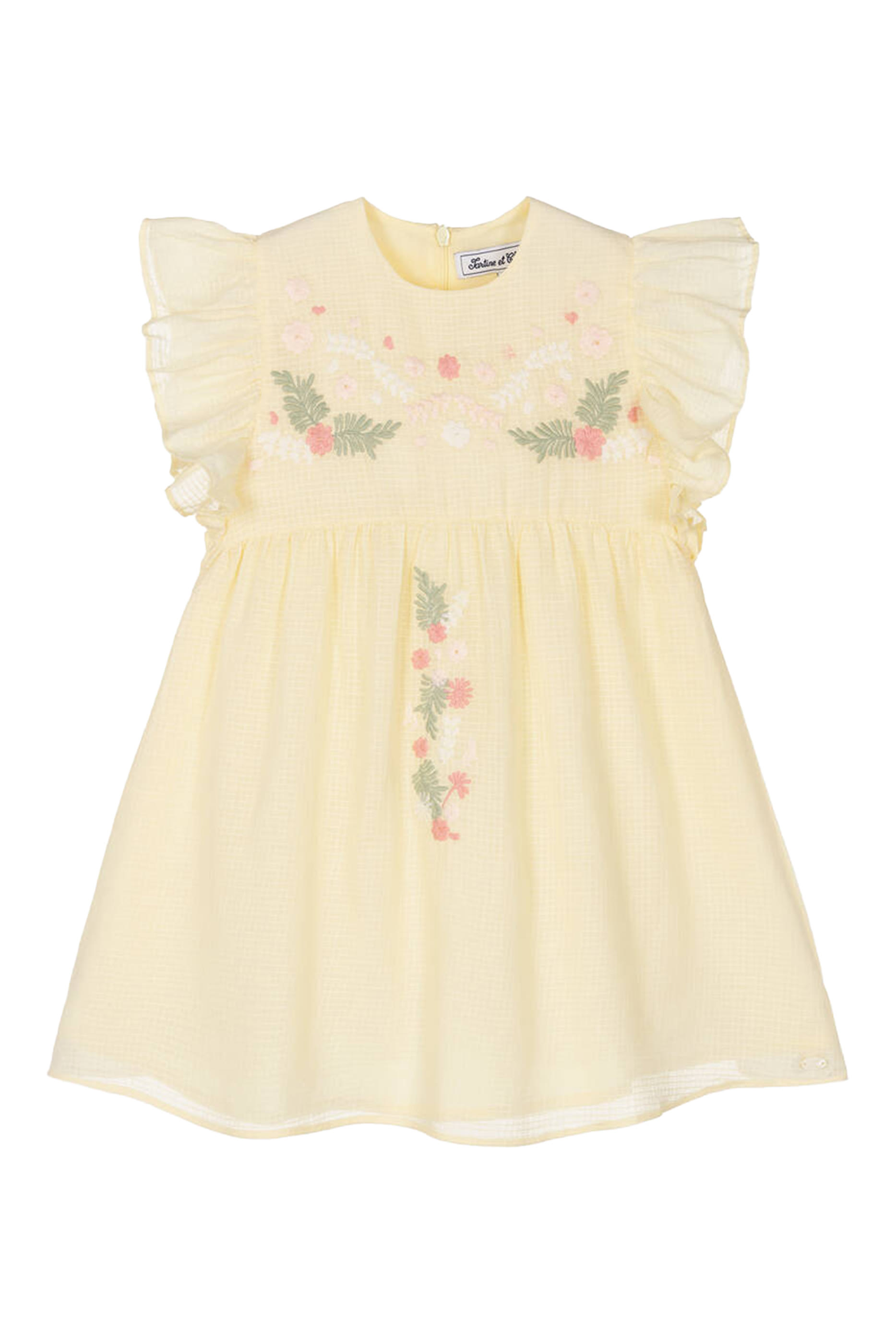 Kids Tropical Garden Cotton Dress