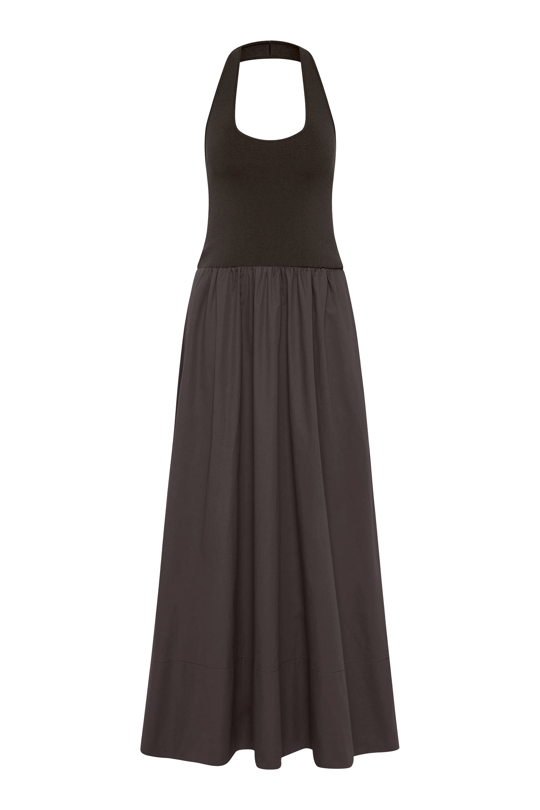 Halter Gathered Dress