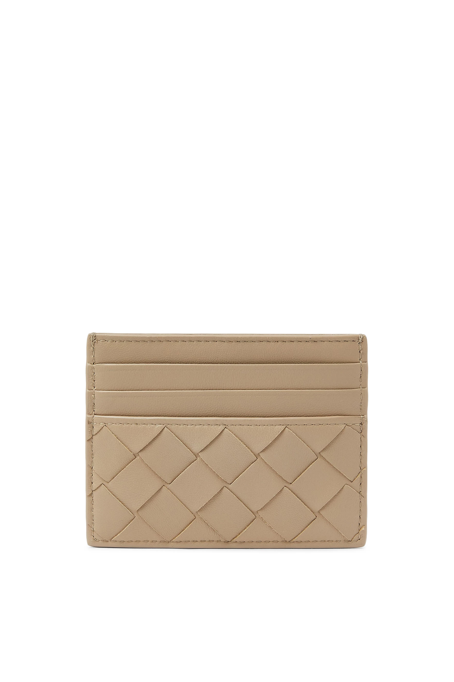 Intrecciato Leather Card Holder
