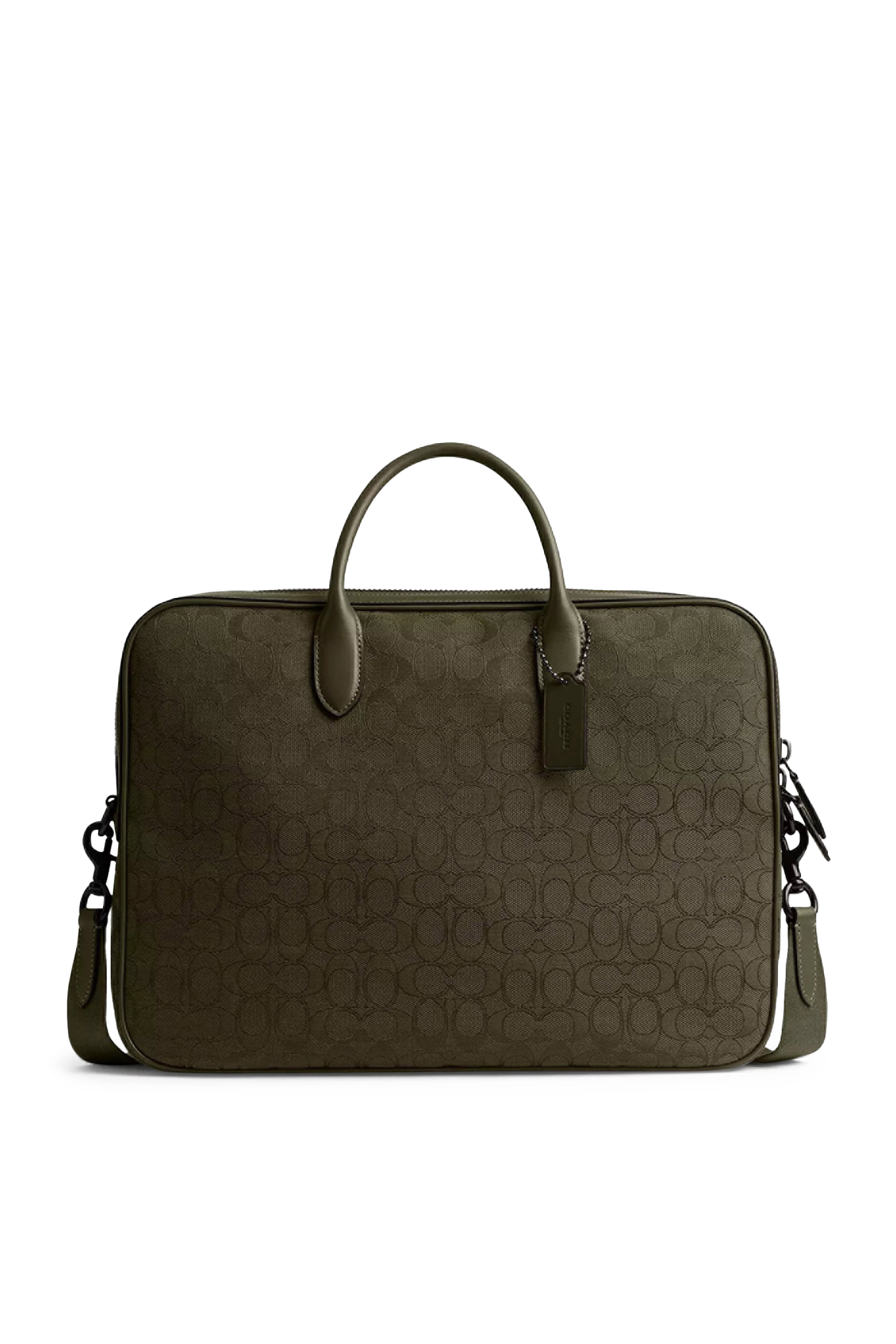 Theo Work Bag In Signature Jacquard