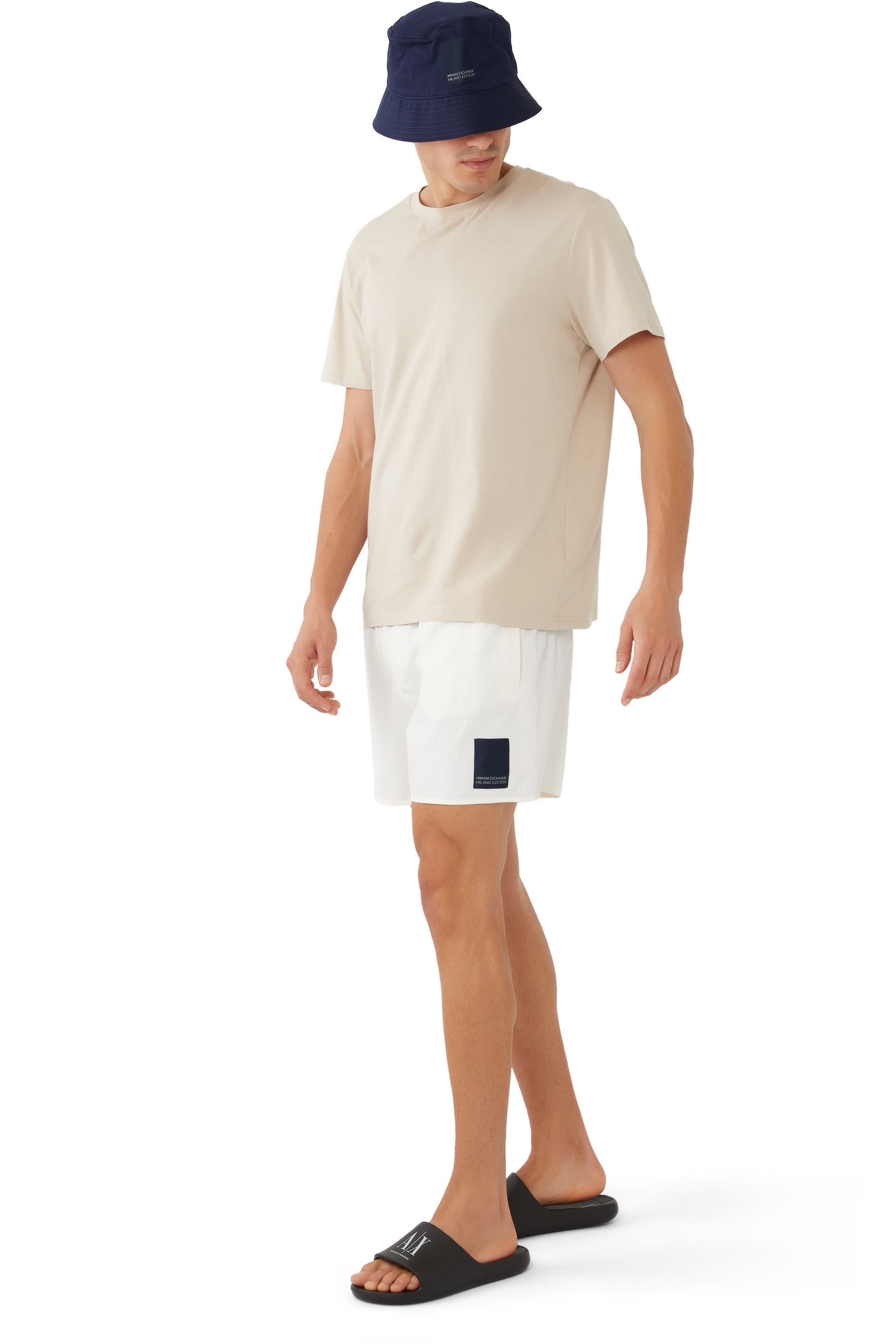 Logo Boxer Swim Shorts
