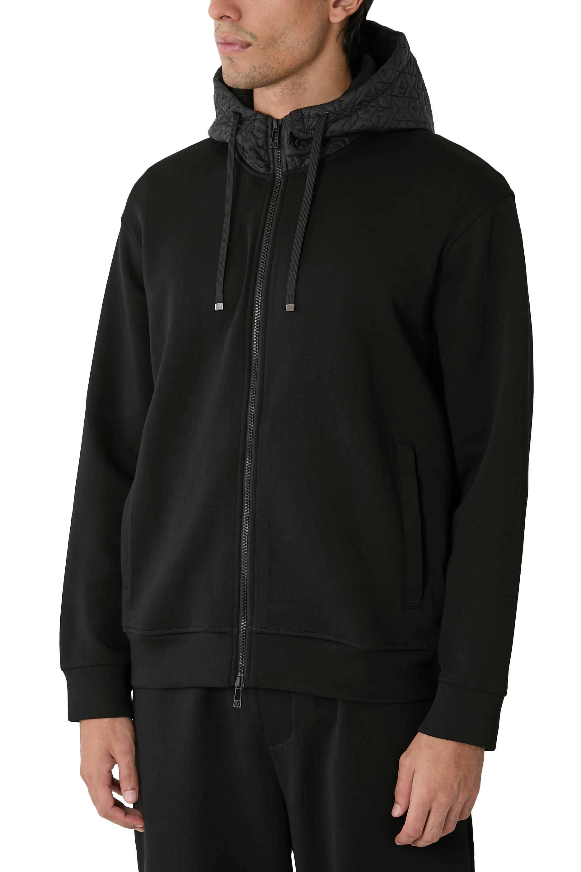 Logo Execution Full Zip Hoodie Sweatshirt