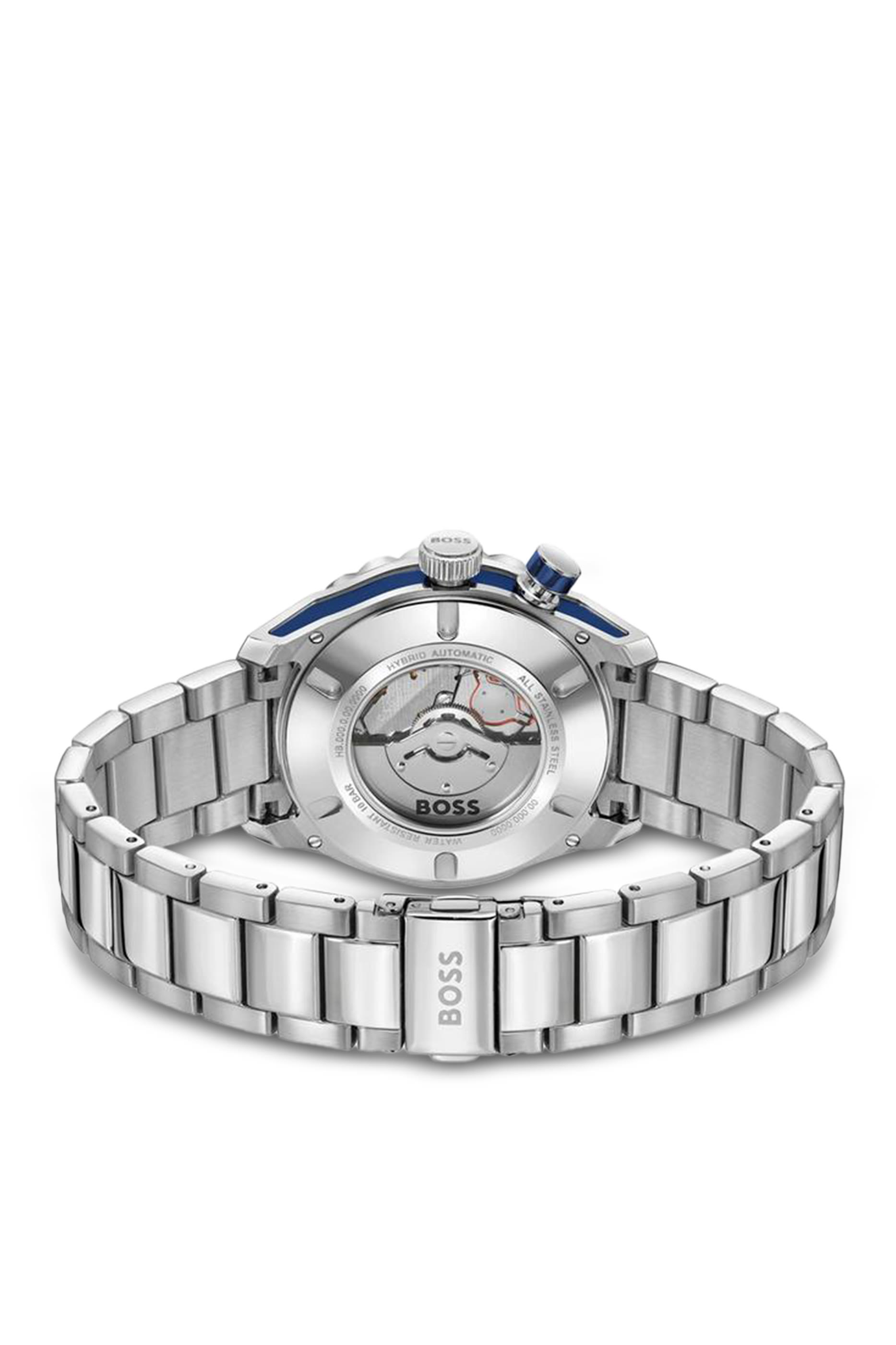 Automatic Watch with Monogram-Textured Dial